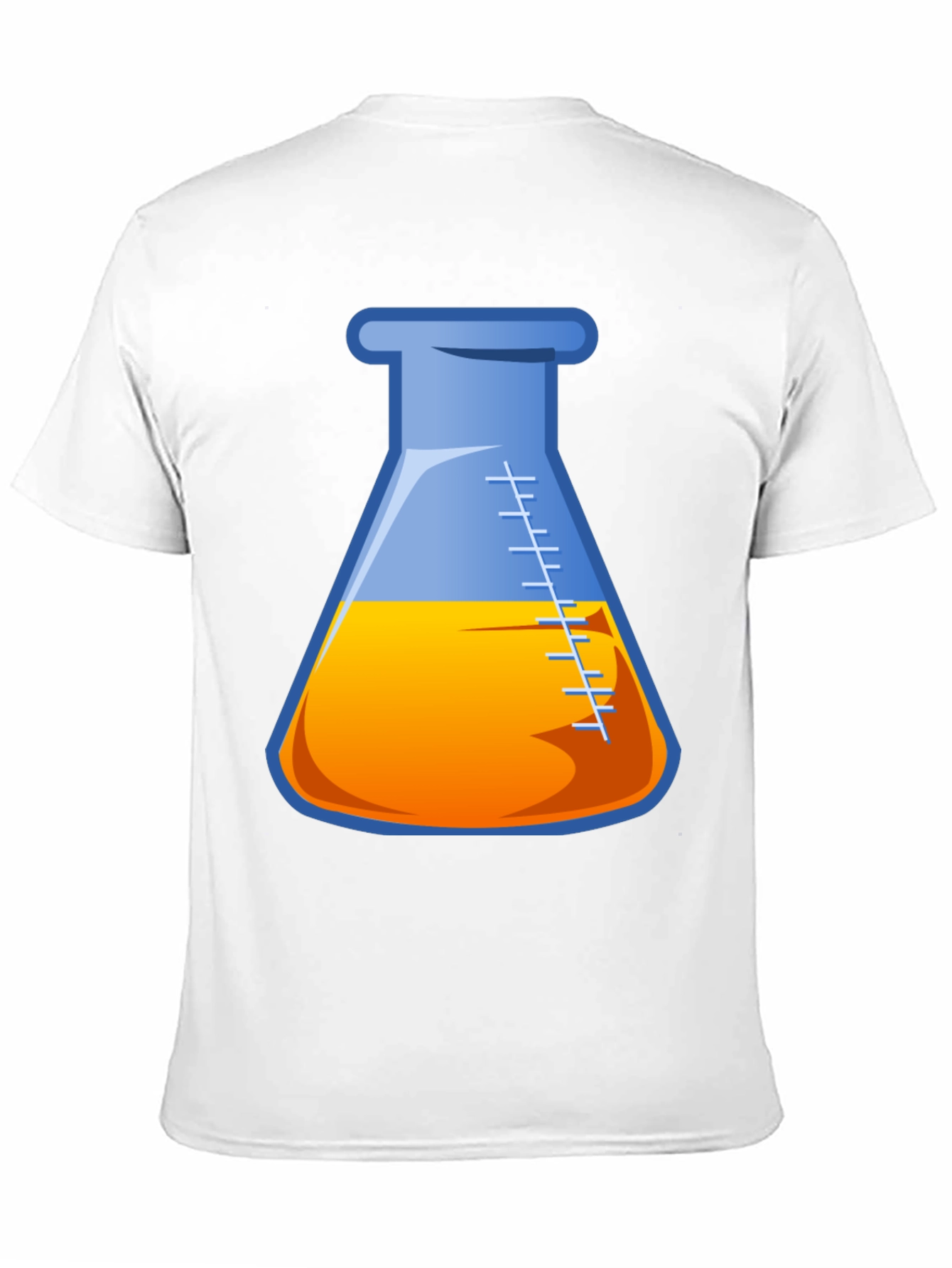 Science Beaker Graphic T-Shirt - Black