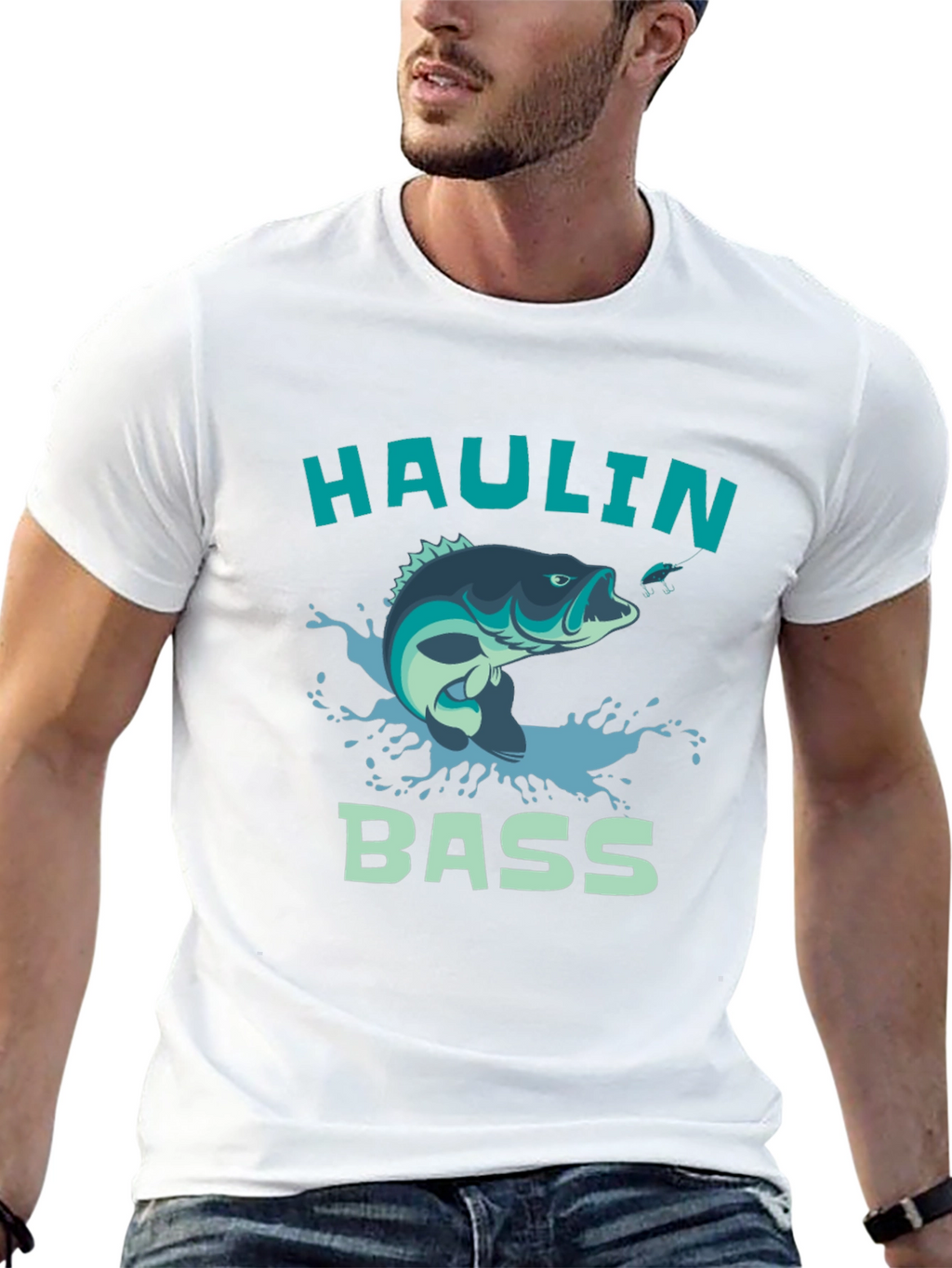 Haulin Bass Graphic Tee - Fishing T-Shirt