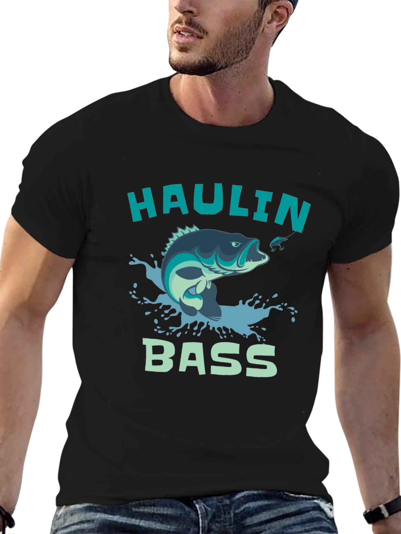 Haulin Bass Graphic Tee - Fishing T-Shirt