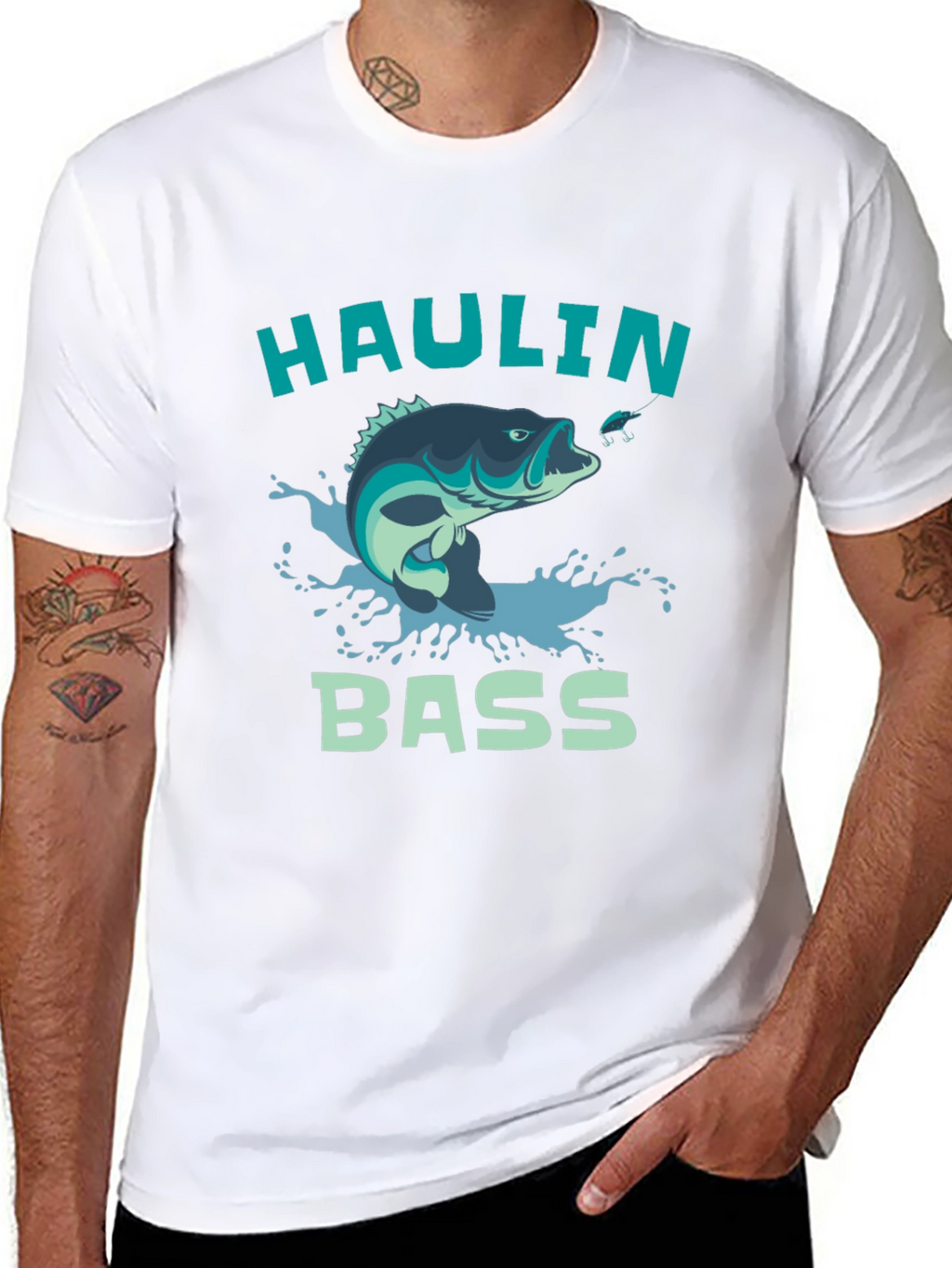 Haulin Bass Graphic Tee - Fishing T-Shirt