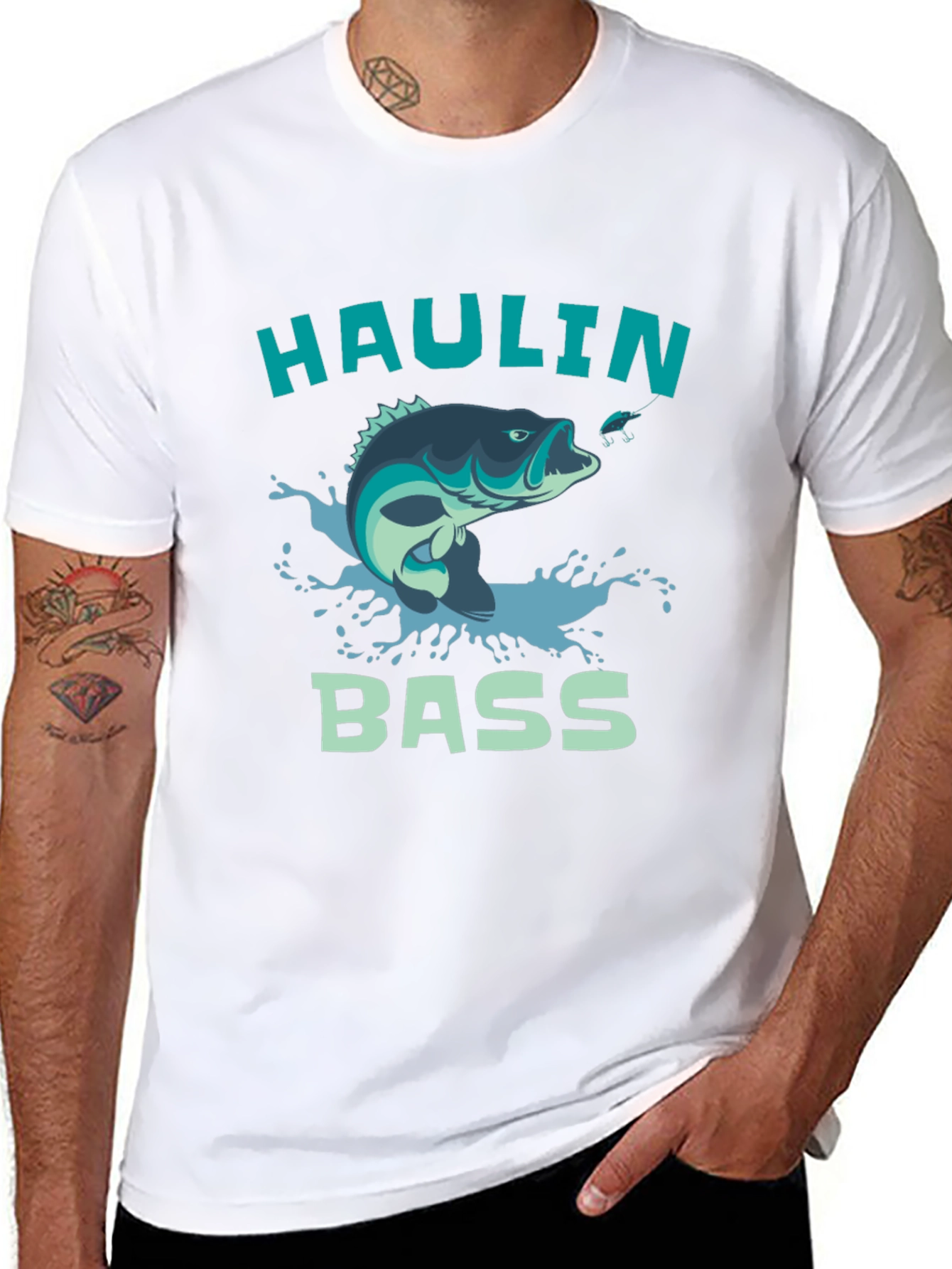 Haulin Bass Graphic Tee - Fishing T-Shirt