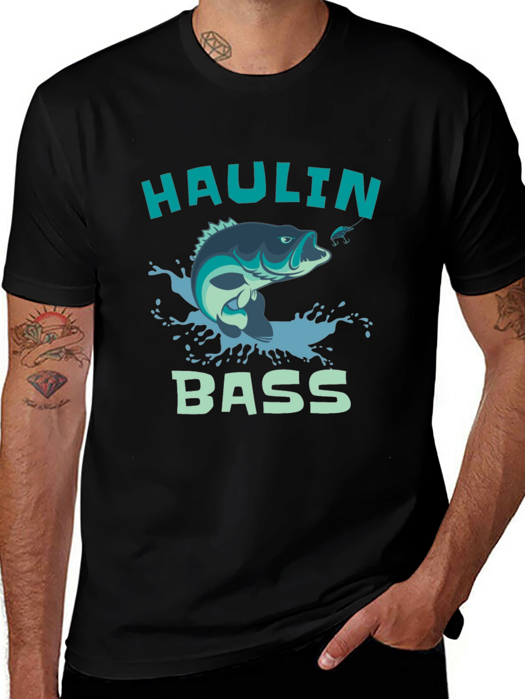 Haulin Bass Graphic Tee - Fishing T-Shirt