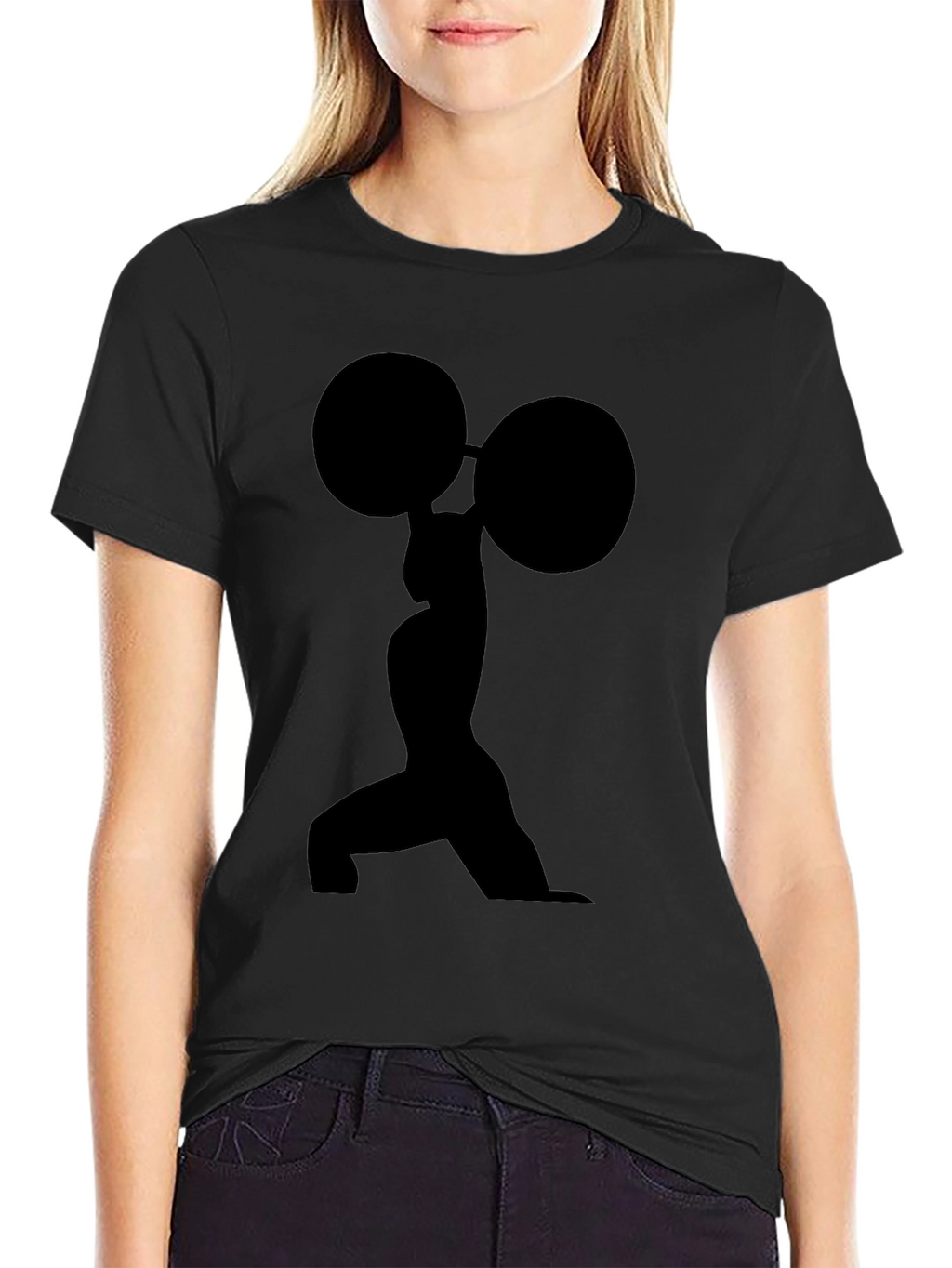 Atlas Silhouette Black T-Shirt