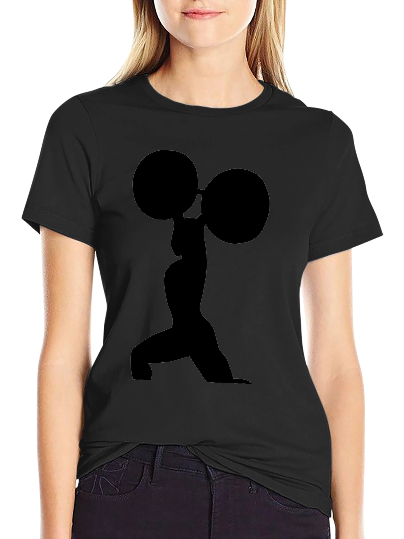 Atlas Silhouette Black T-Shirt