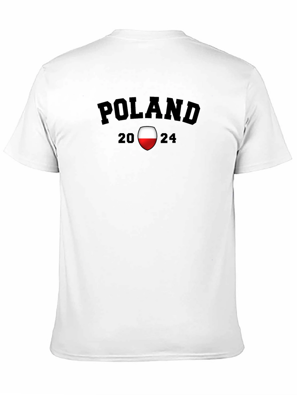 Poland 2024 Graphic T-Shirt - Black
