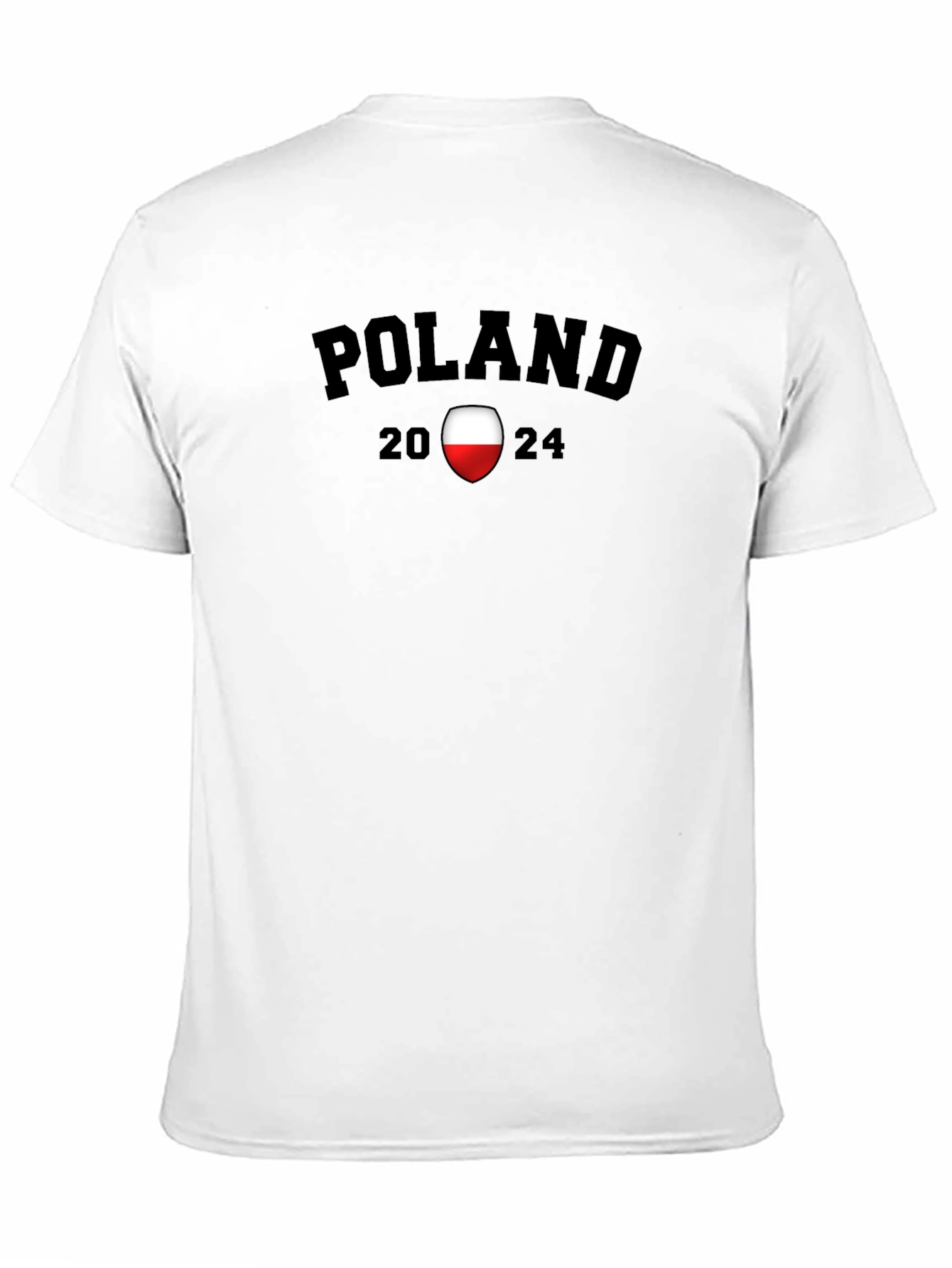 Poland 2024 Graphic T-Shirt - Black