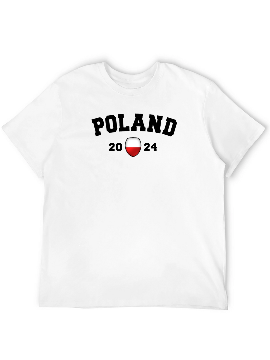 Poland 2024 Graphic T-Shirt - Black
