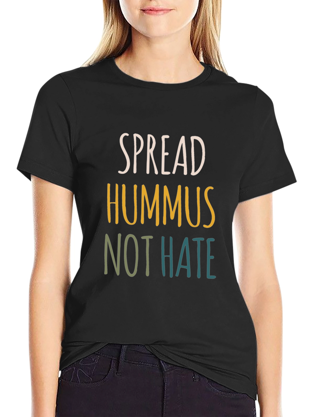 Spread Hummus Not Hate Tee