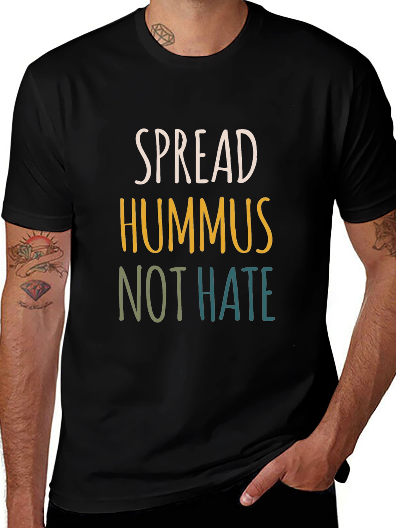 Spread Hummus Not Hate Tee