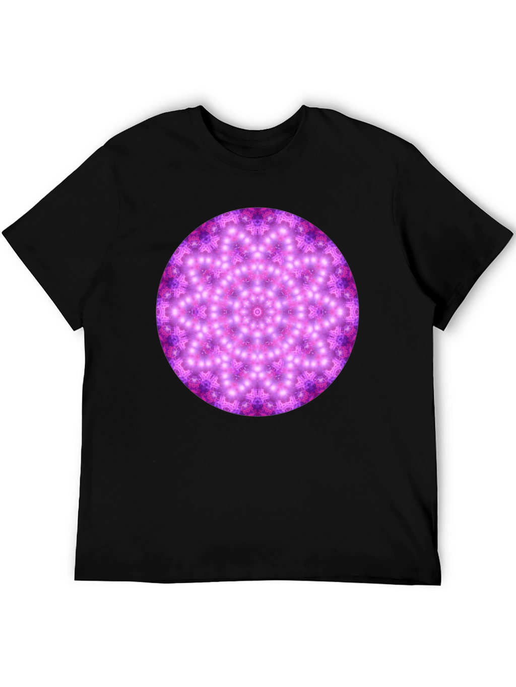 Cosmic Mandala Black T-Shirt