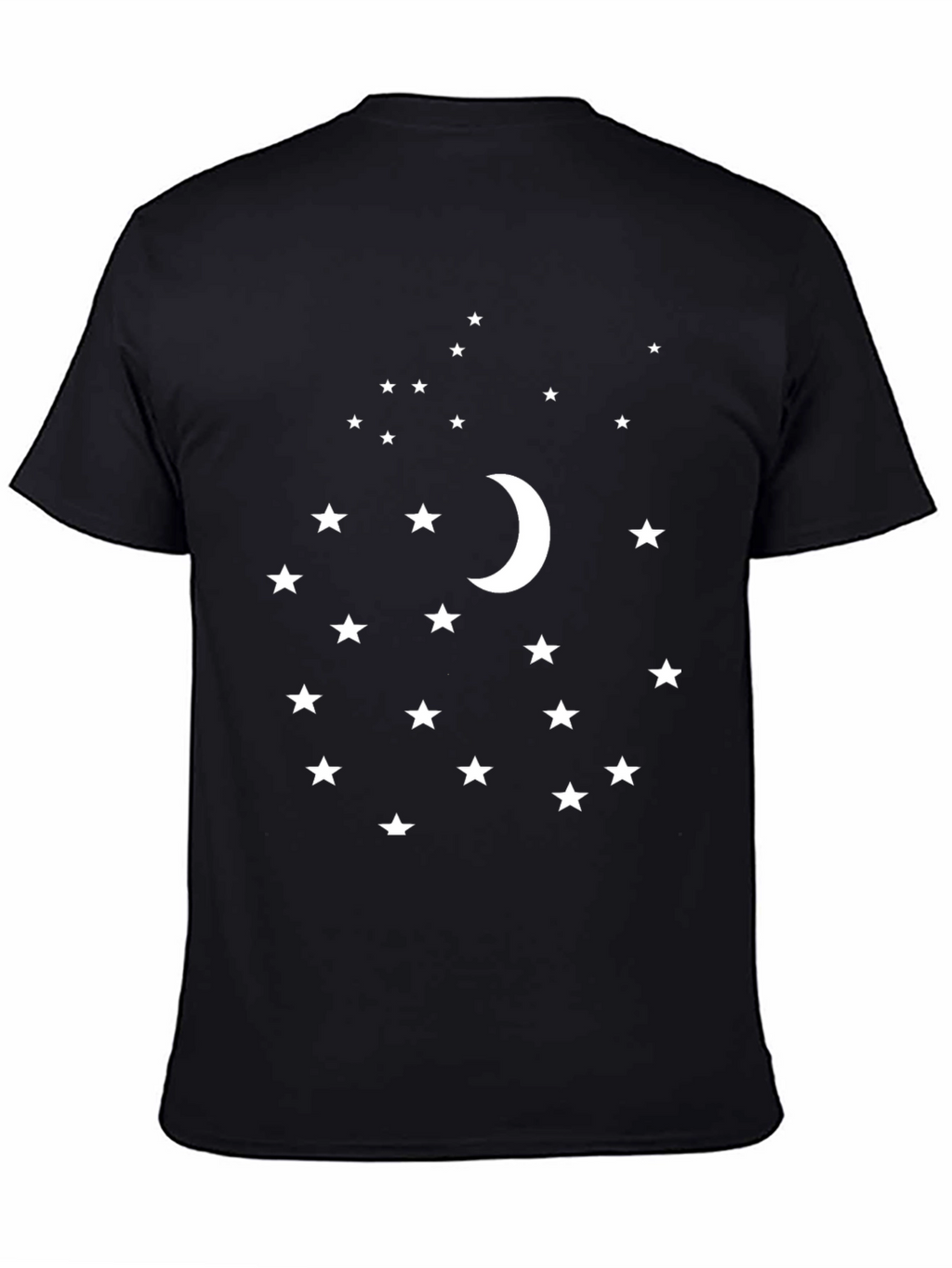 Moon & Stars Black Graphic Tee