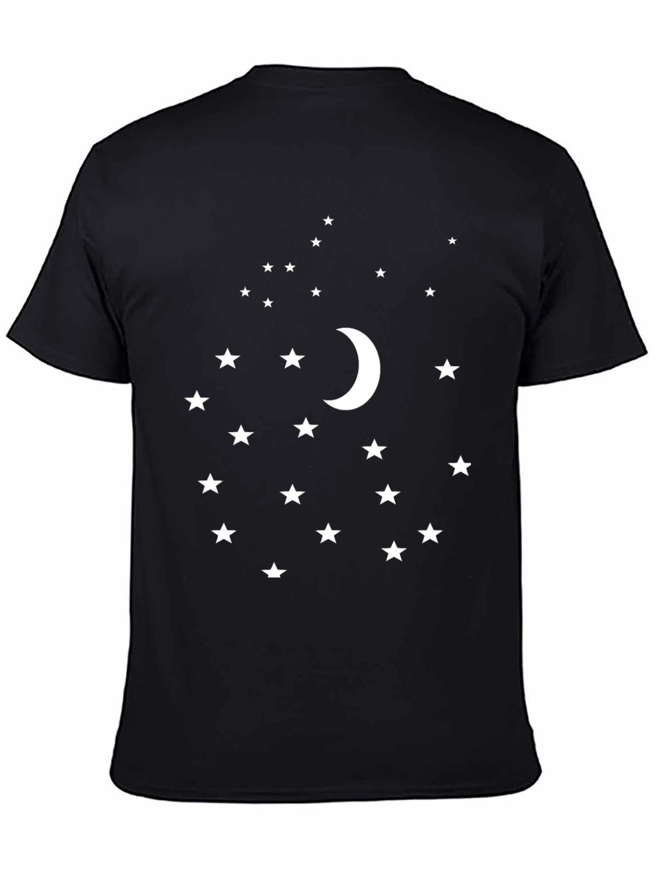 Moon & Stars Black Graphic Tee