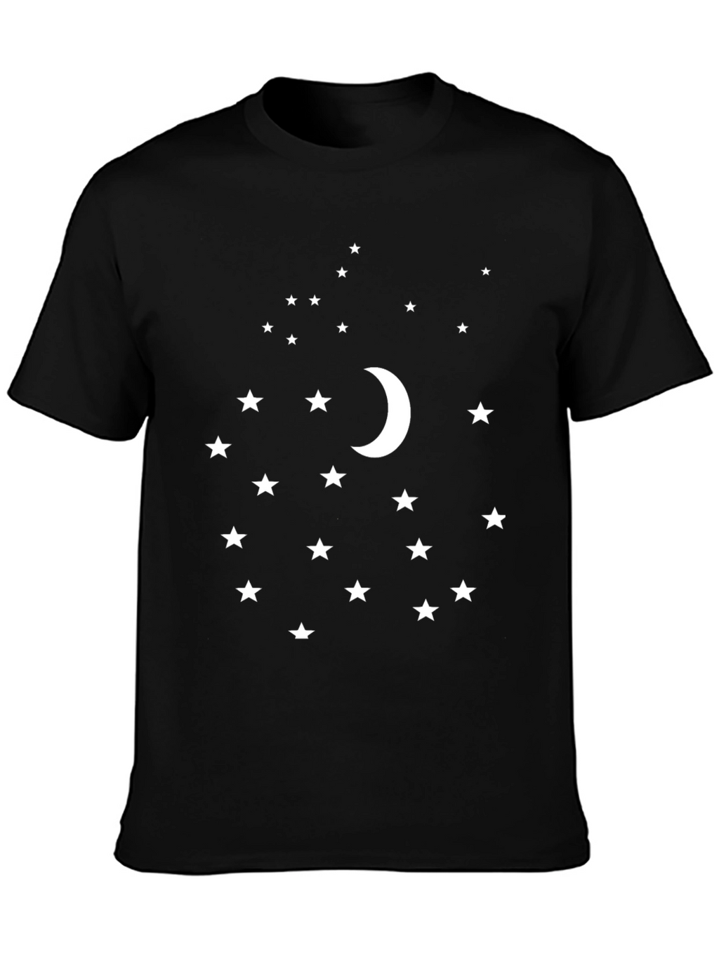 Moon & Stars Black Graphic Tee