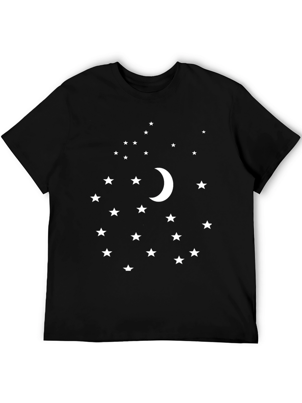 Moon & Stars Black Graphic Tee