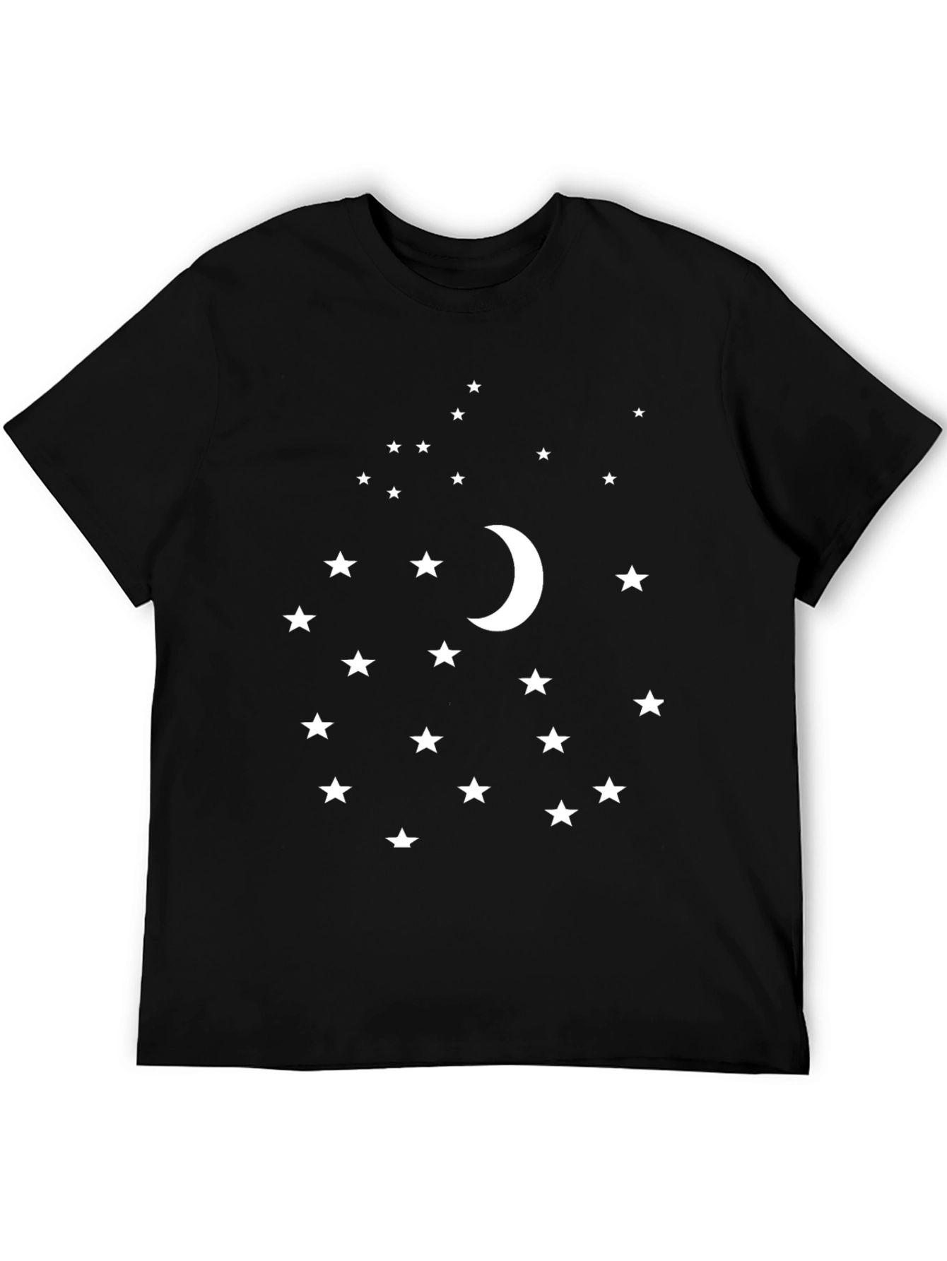 Moon & Stars Black Graphic Tee