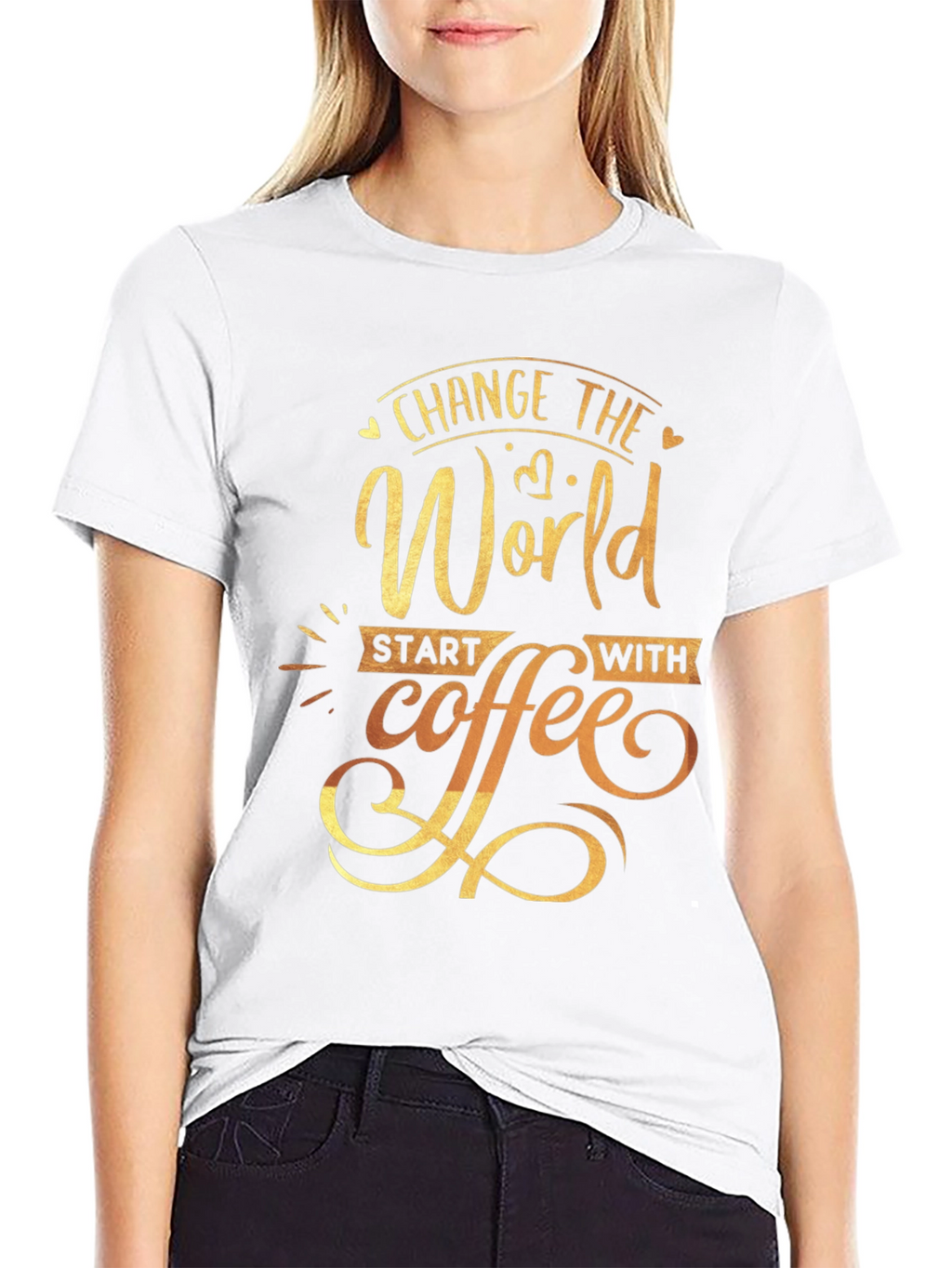 Change the World Coffee Graphic Tee