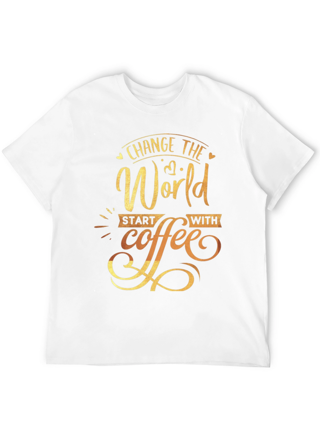Change the World Coffee Graphic Tee