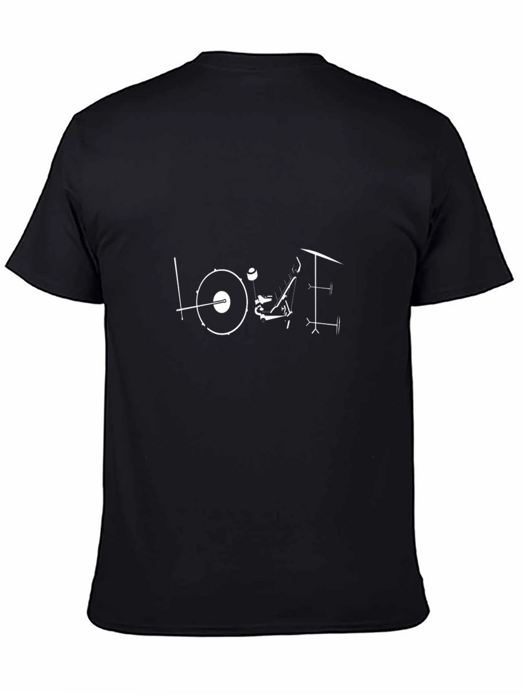 Drum Kit LOVE Graphic T-Shirt