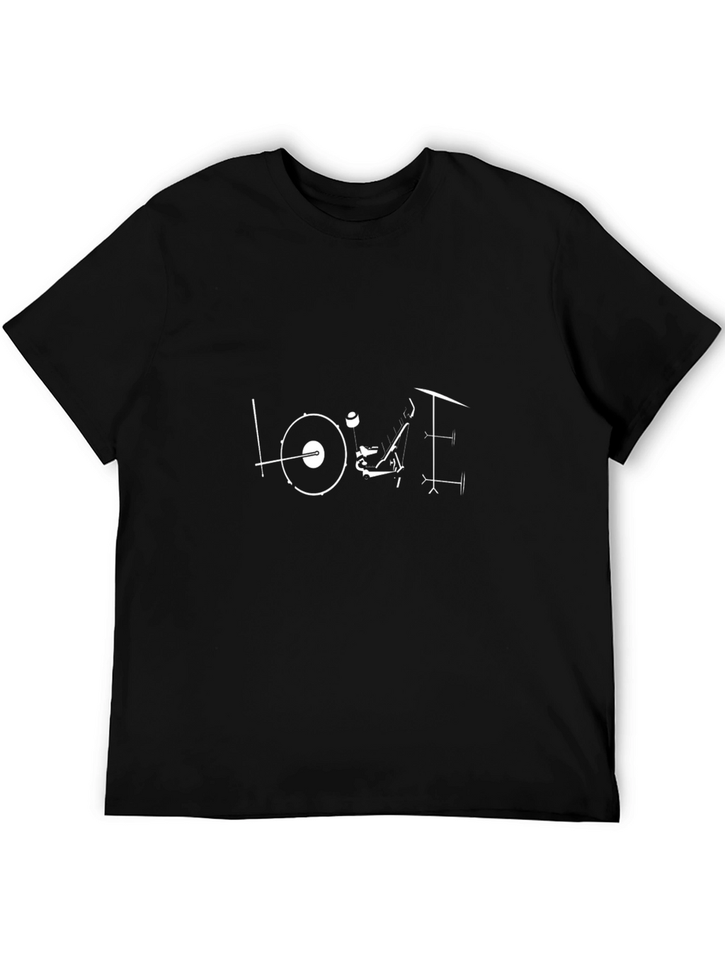 Drum Kit LOVE Graphic T-Shirt