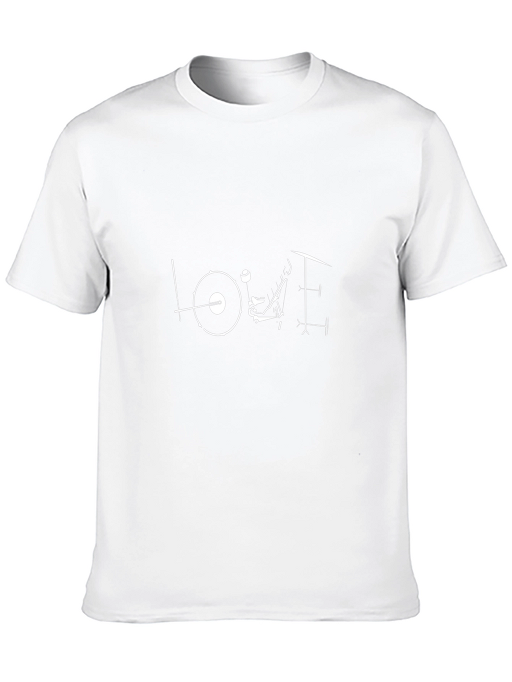 Drum Kit LOVE Graphic T-Shirt