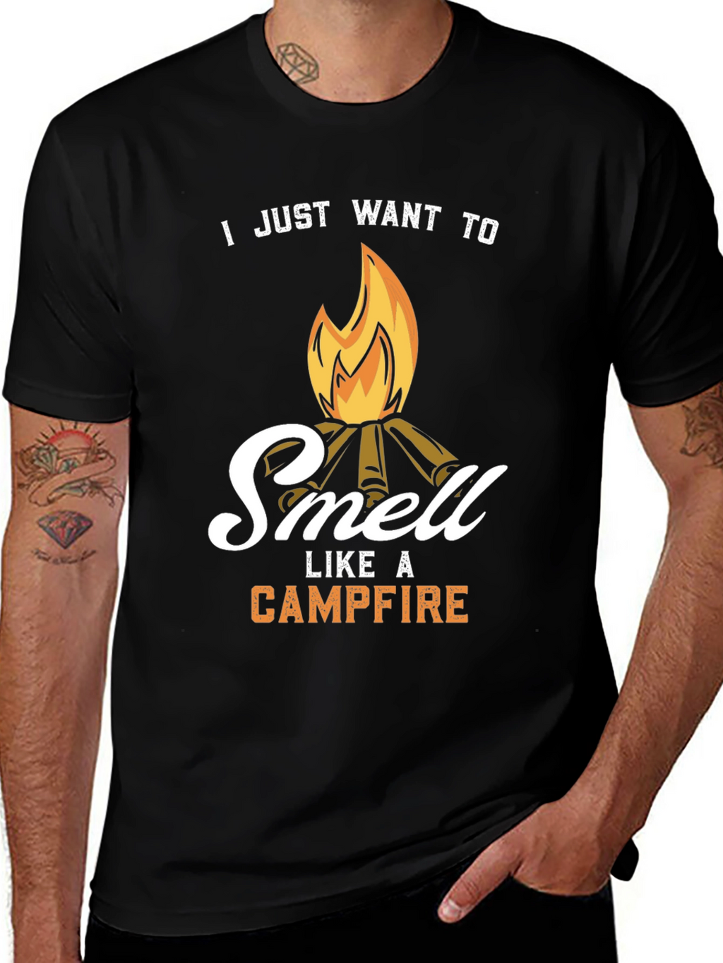 Campfire Smell T-Shirt - Camping Lover Gift