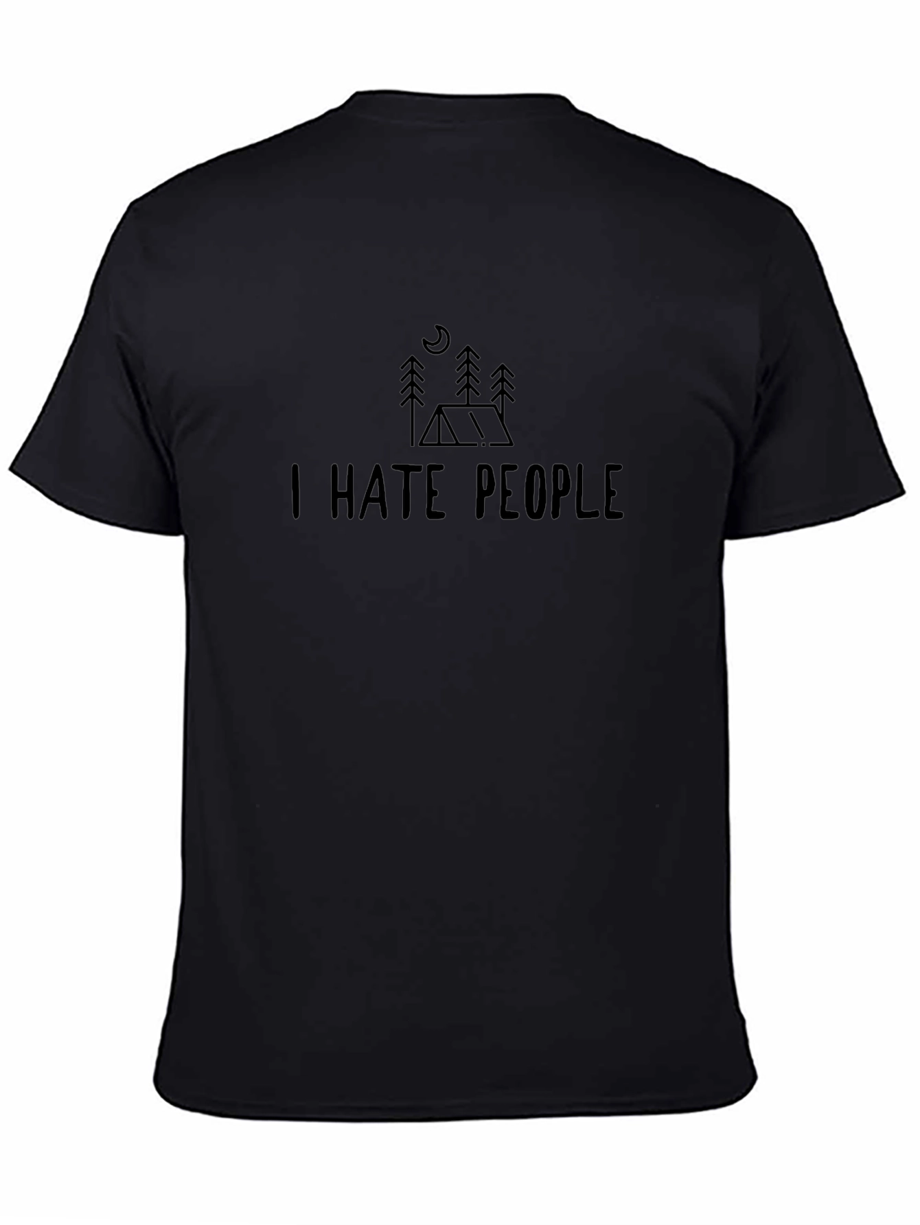 I Hate People Camping T-Shirt - Introvert Outdoors Tee