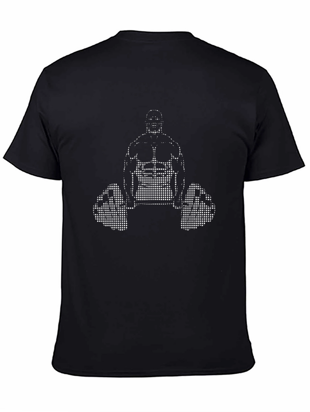Weightlifter Graphic Tee - Black Cotton Blend
