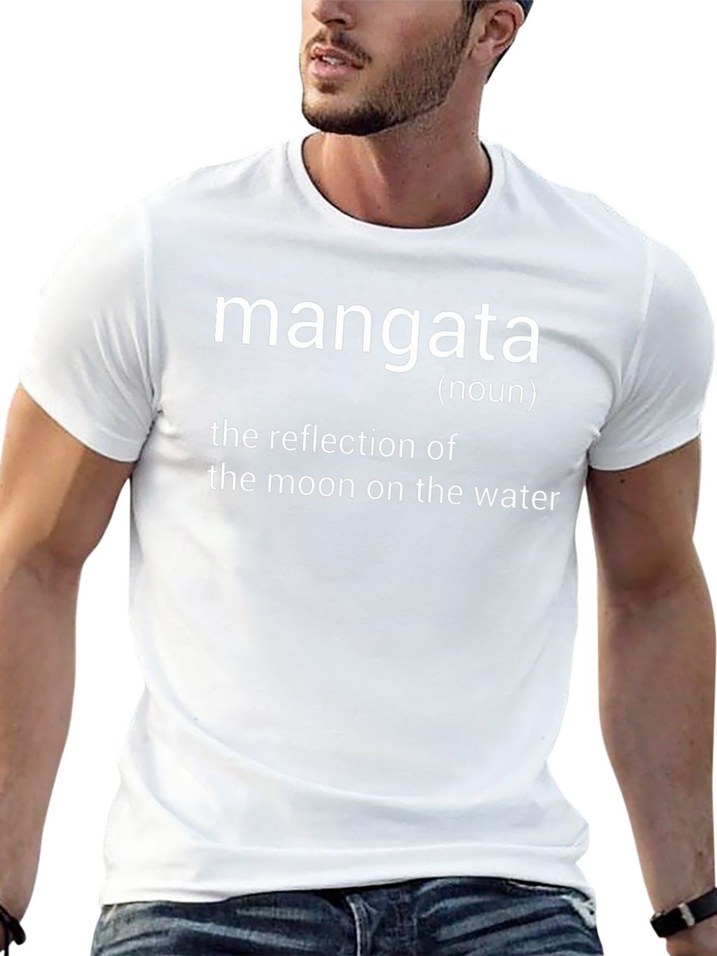 Mangata Definition T-Shirt - Moon Reflection on Water