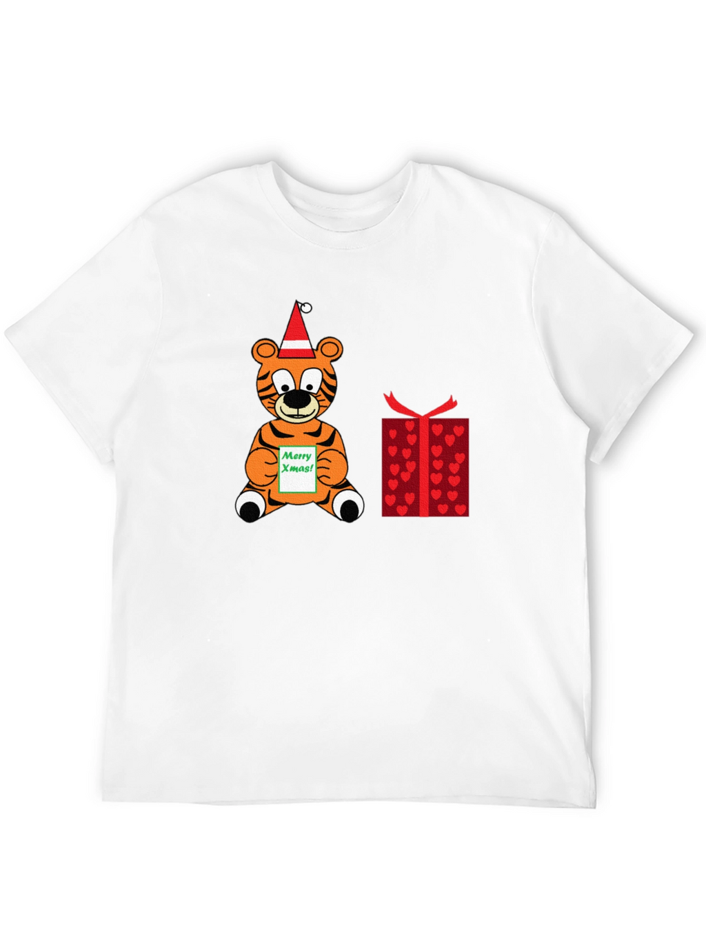 Festive Tiger Xmas T-Shirt