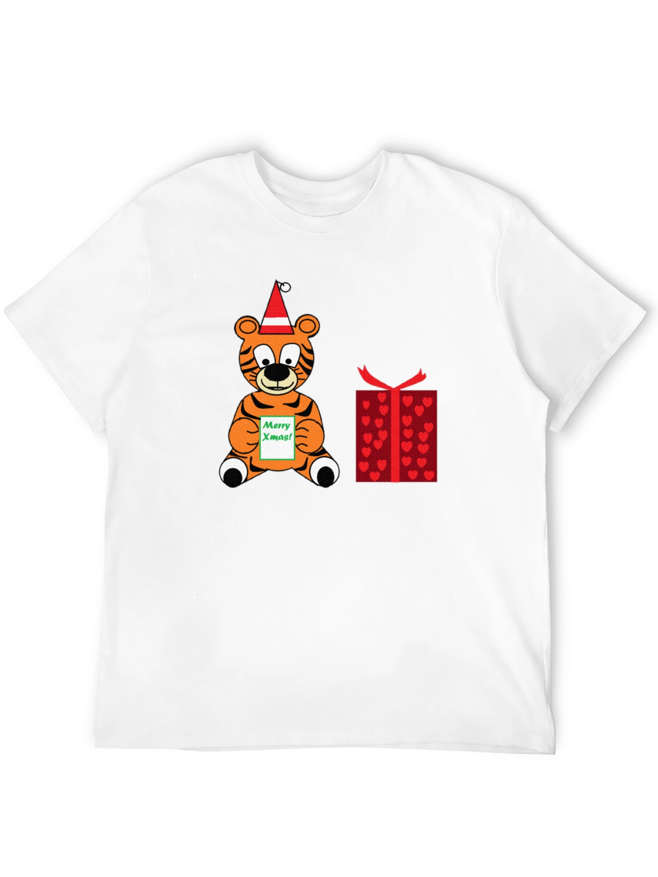 Festive Tiger Xmas T-Shirt