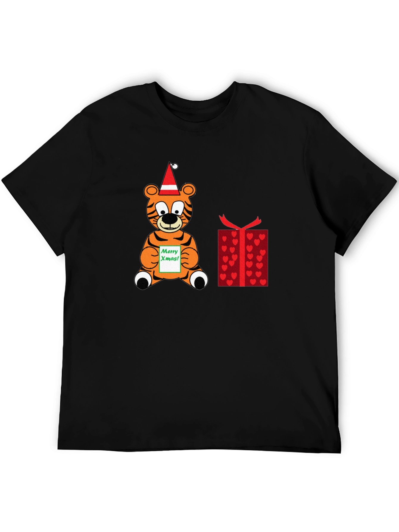 Festive Tiger Xmas T-Shirt