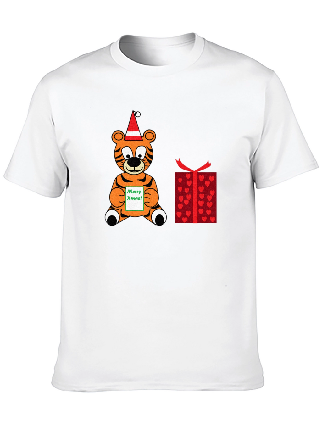Festive Tiger Xmas T-Shirt