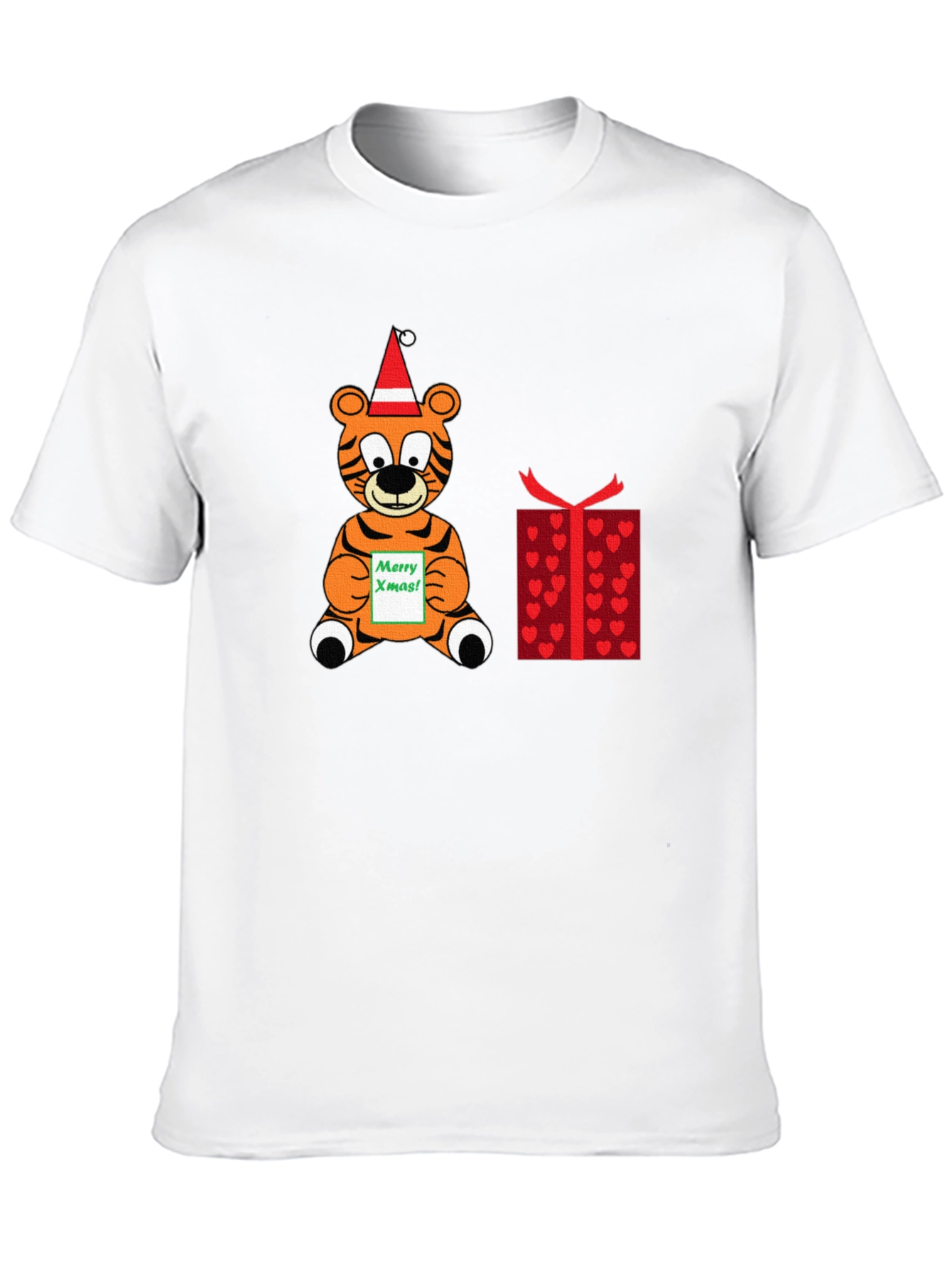 Festive Tiger Xmas T-Shirt