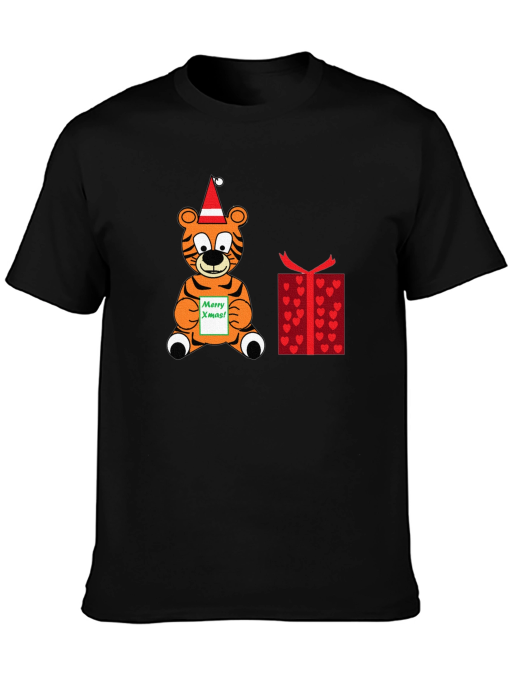 Festive Tiger Xmas T-Shirt