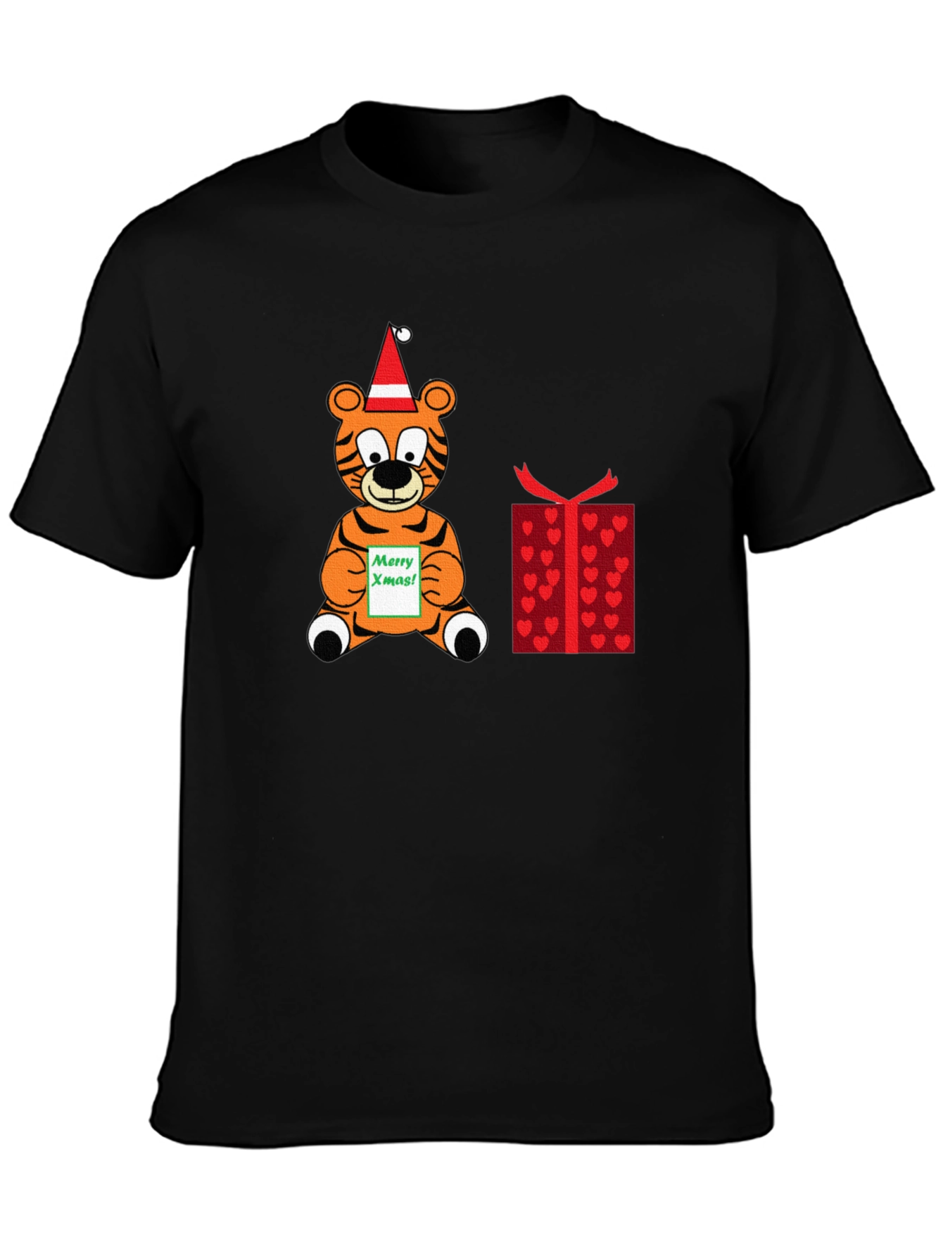 Festive Tiger Xmas T-Shirt