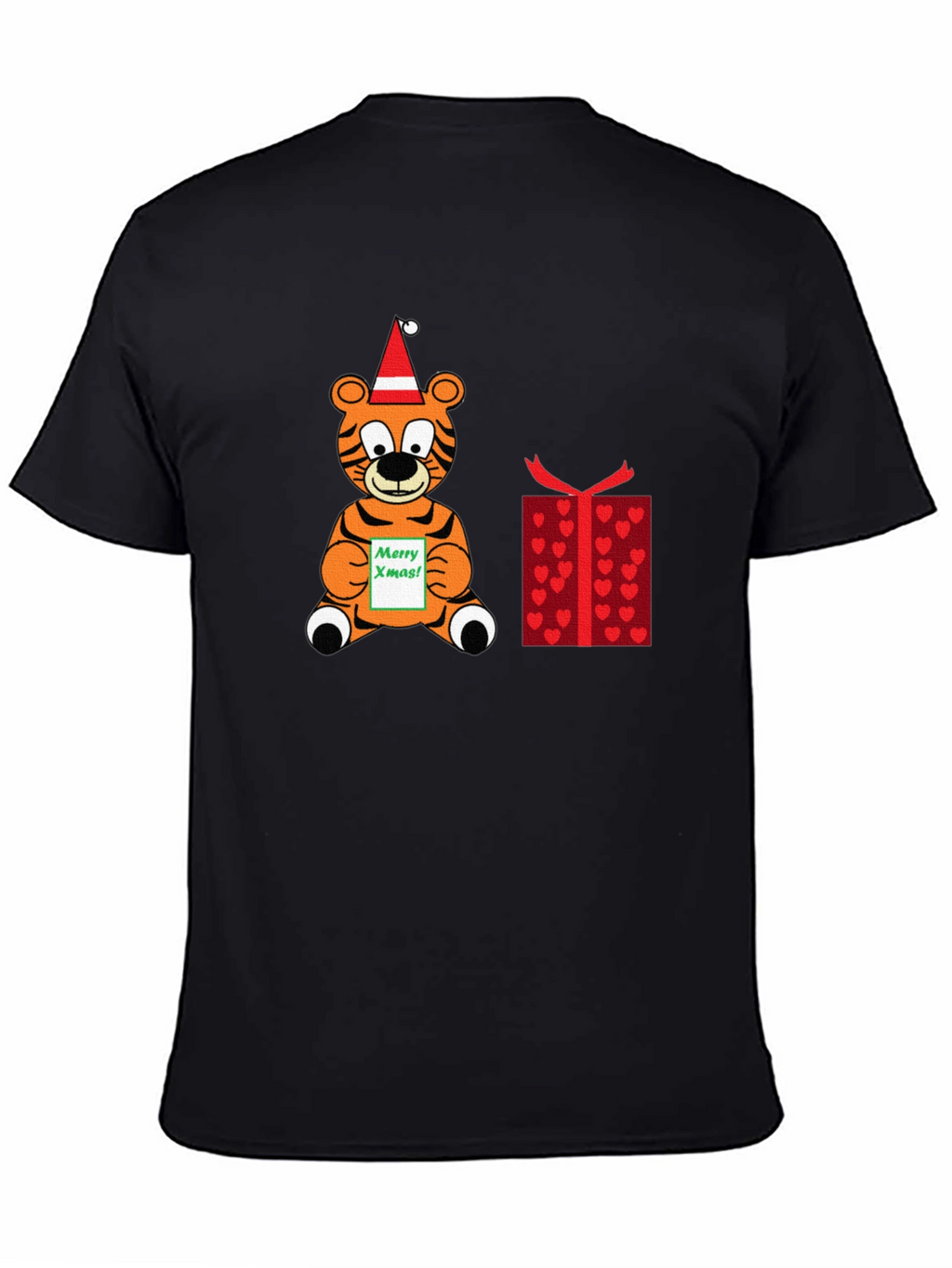 Festive Tiger Xmas T-Shirt