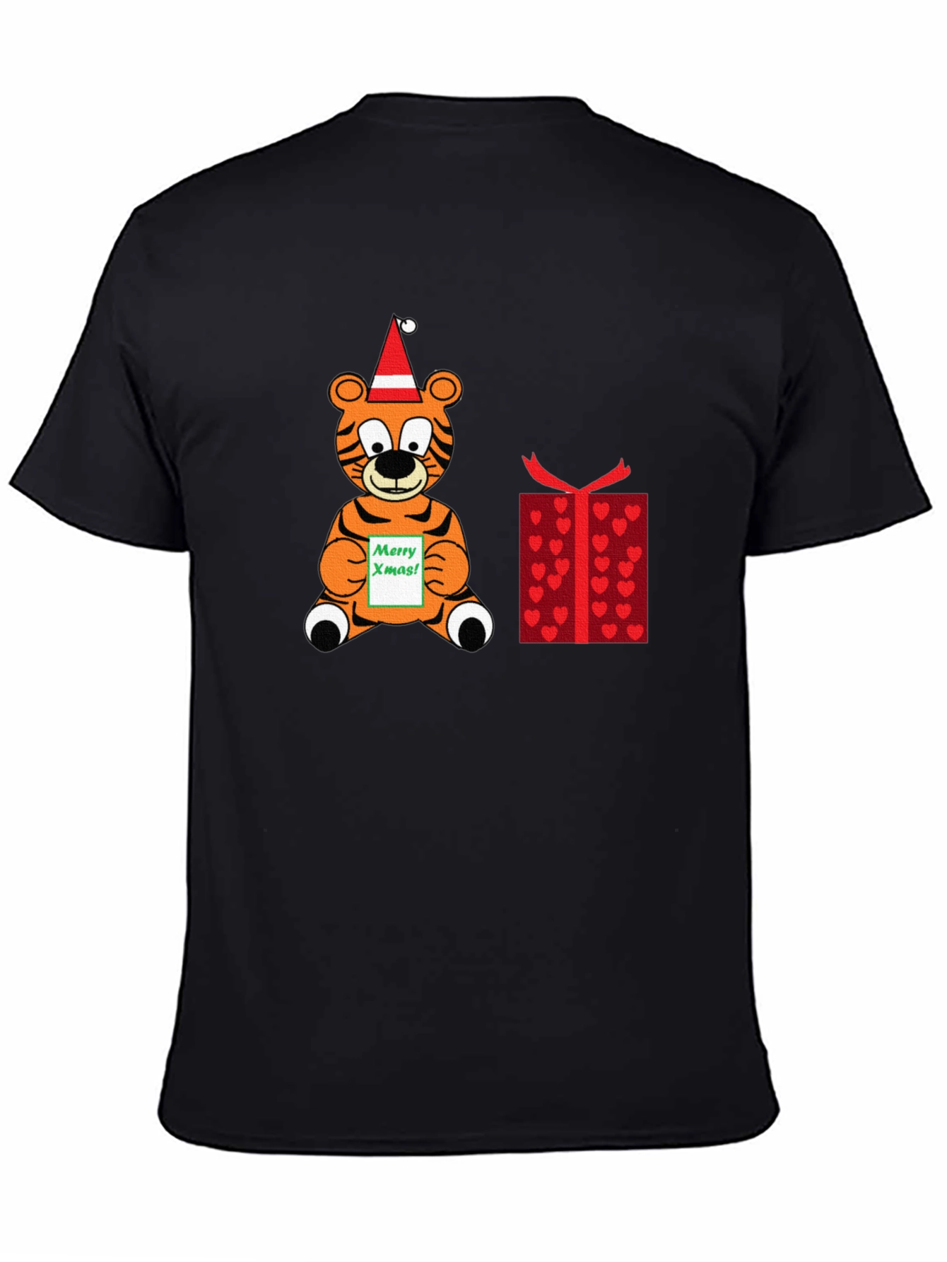 Festive Tiger Xmas T-Shirt