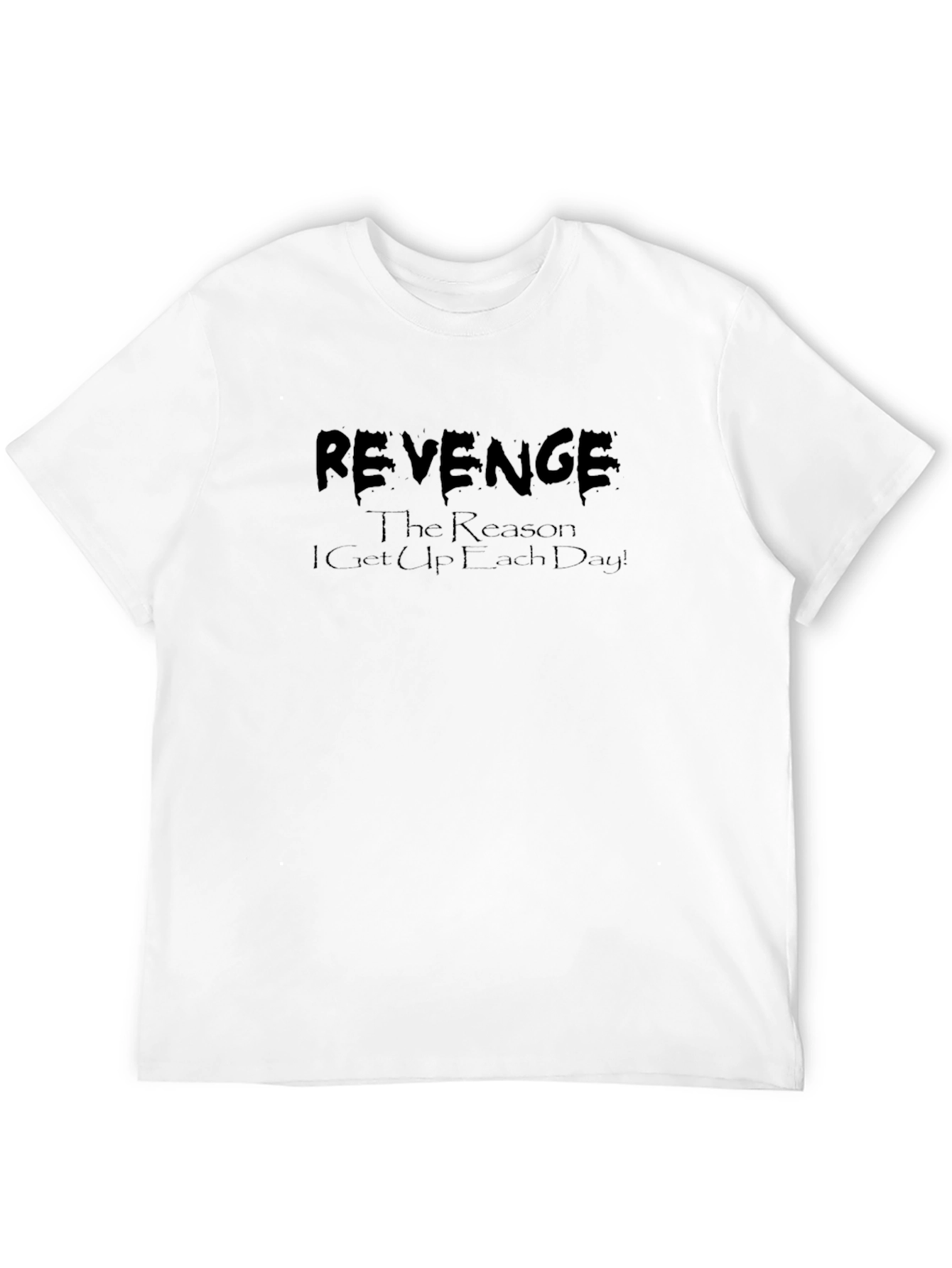 Revenge Black T-Shirt - Mens Short Sleeve Graphic Tee