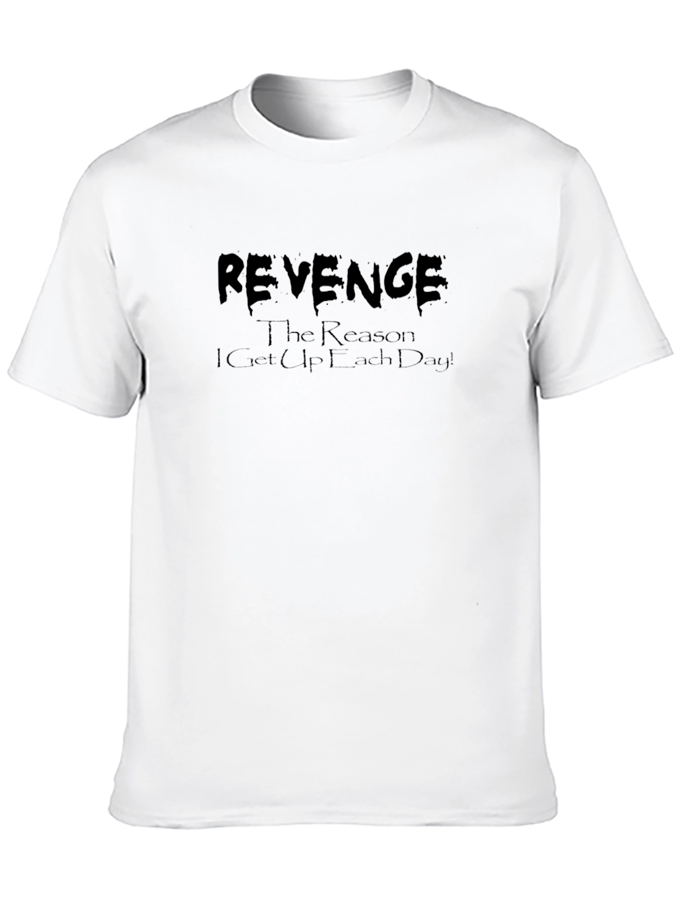 Revenge Black T-Shirt - Mens Short Sleeve Graphic Tee