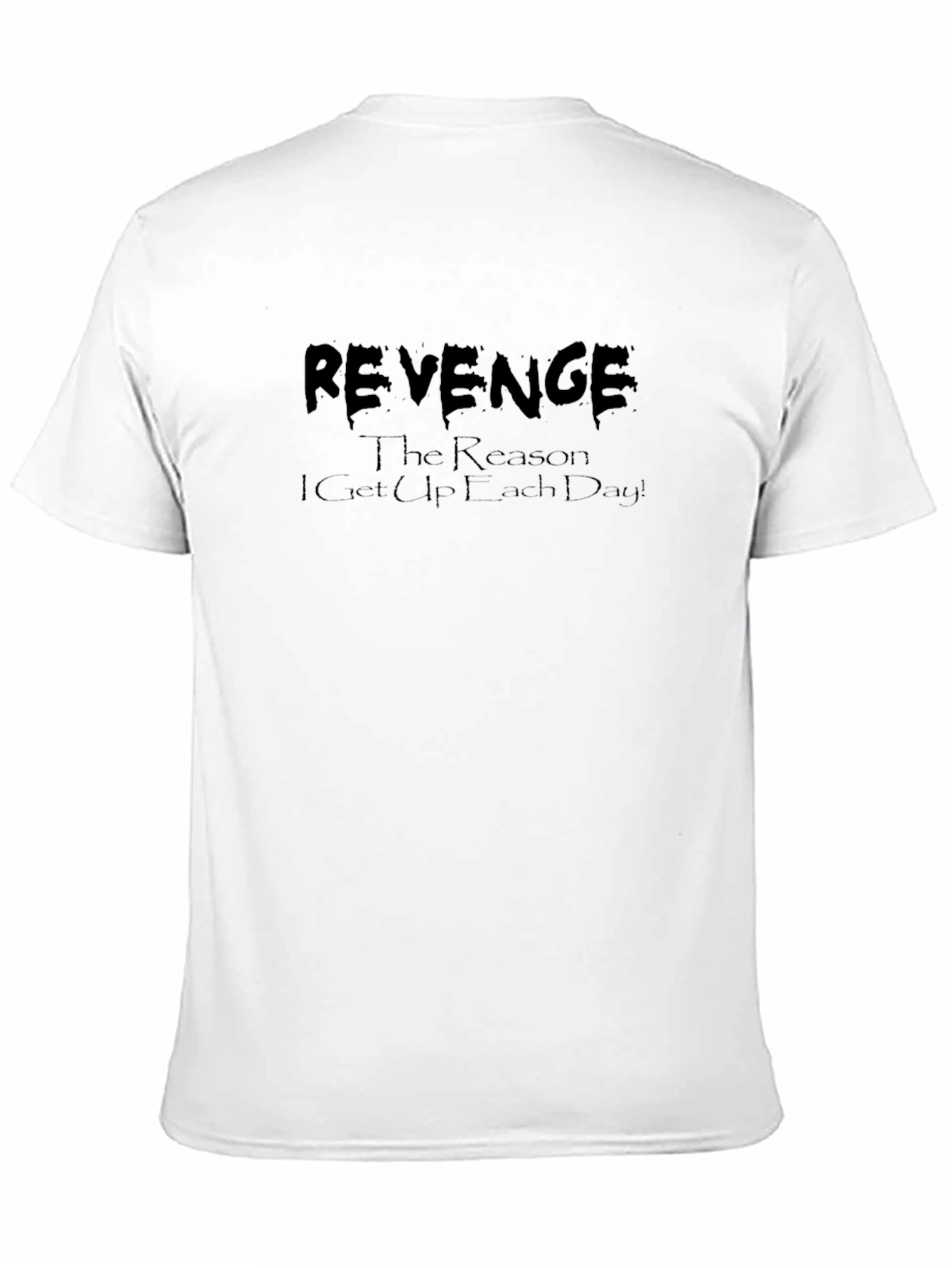 Revenge Black T-Shirt - Mens Short Sleeve Graphic Tee