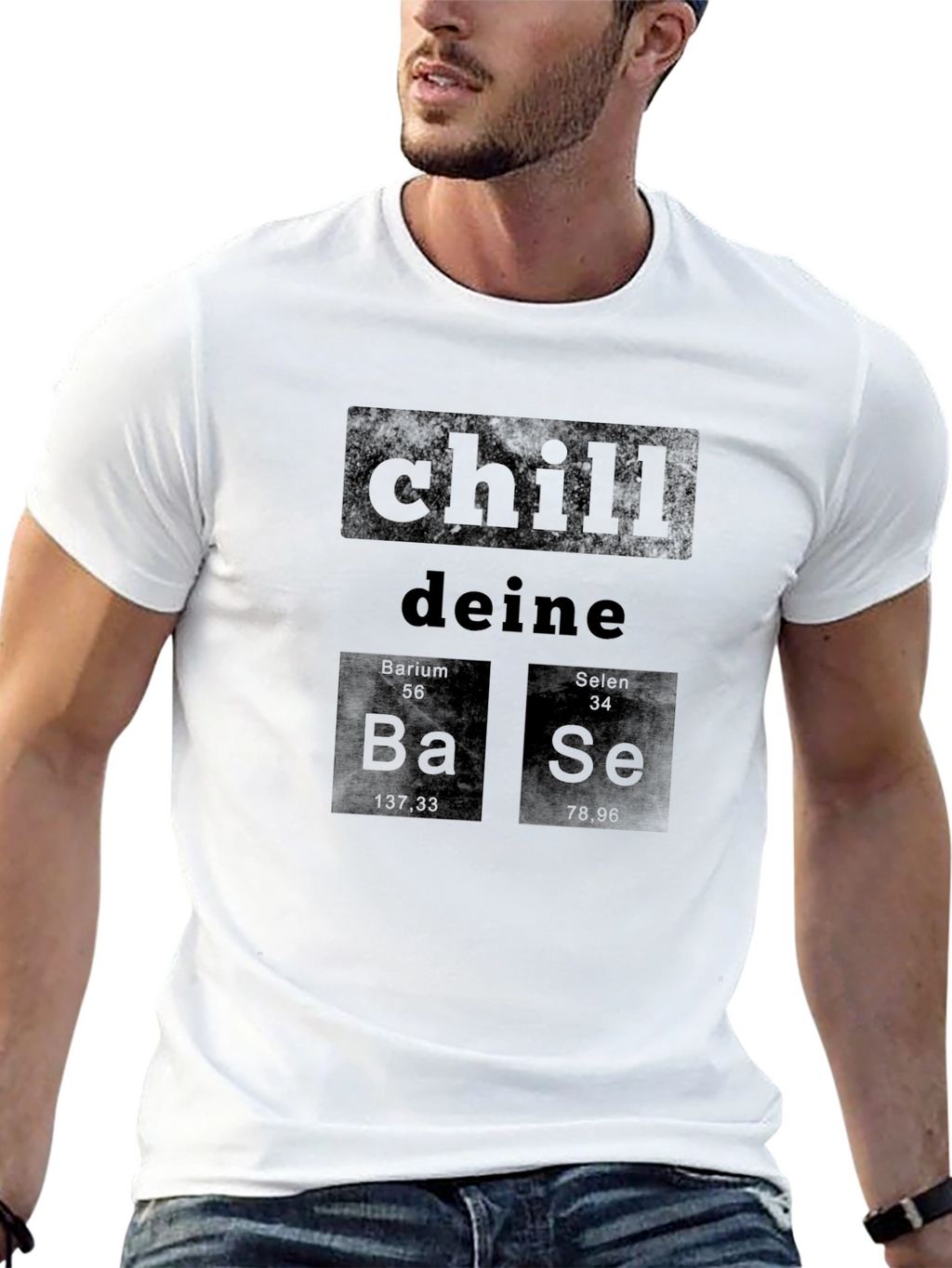 Chill Deine Base Periodic Table T-Shirt