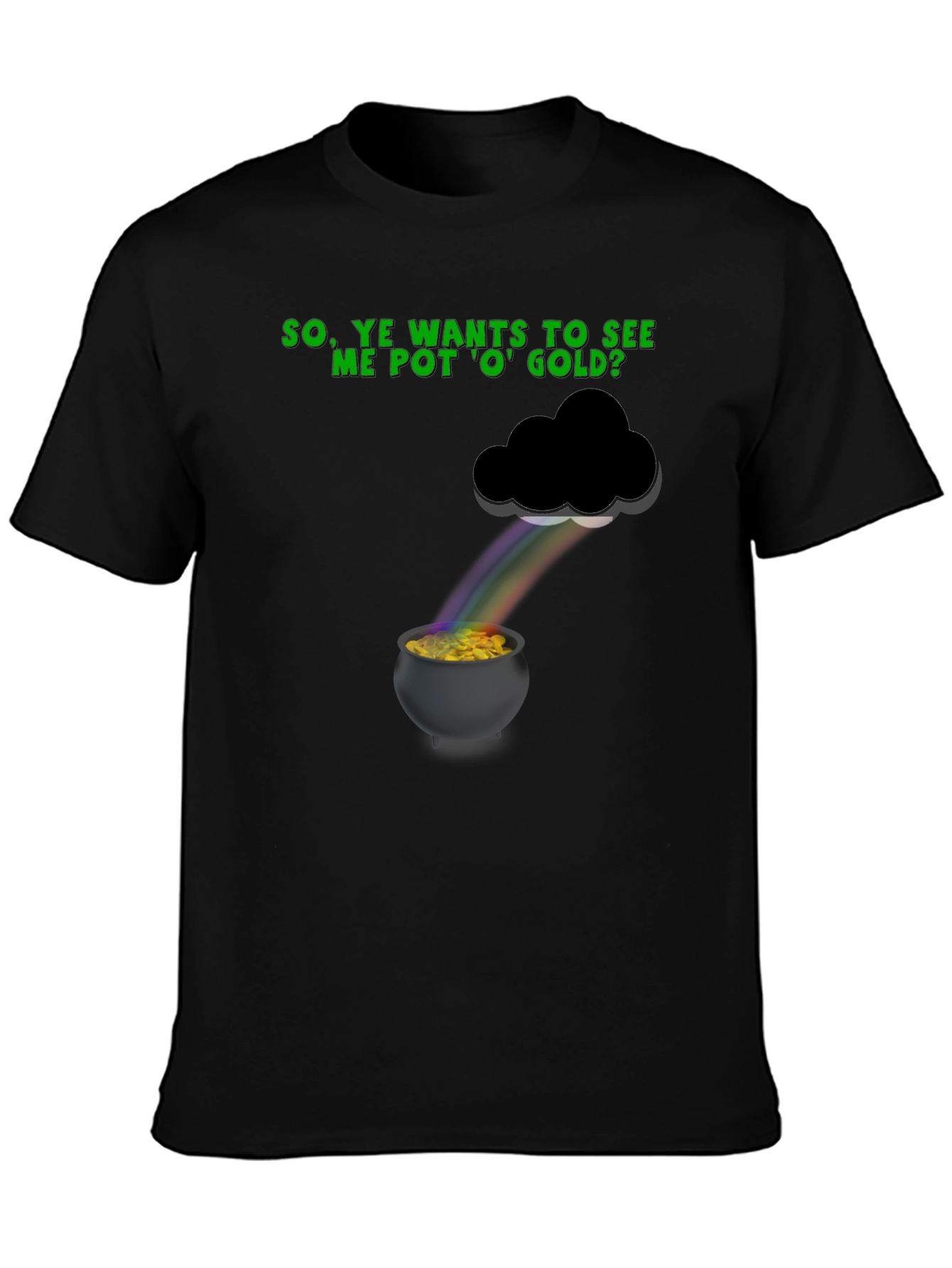 Lucky Leprechauns Gold Graphic Tee