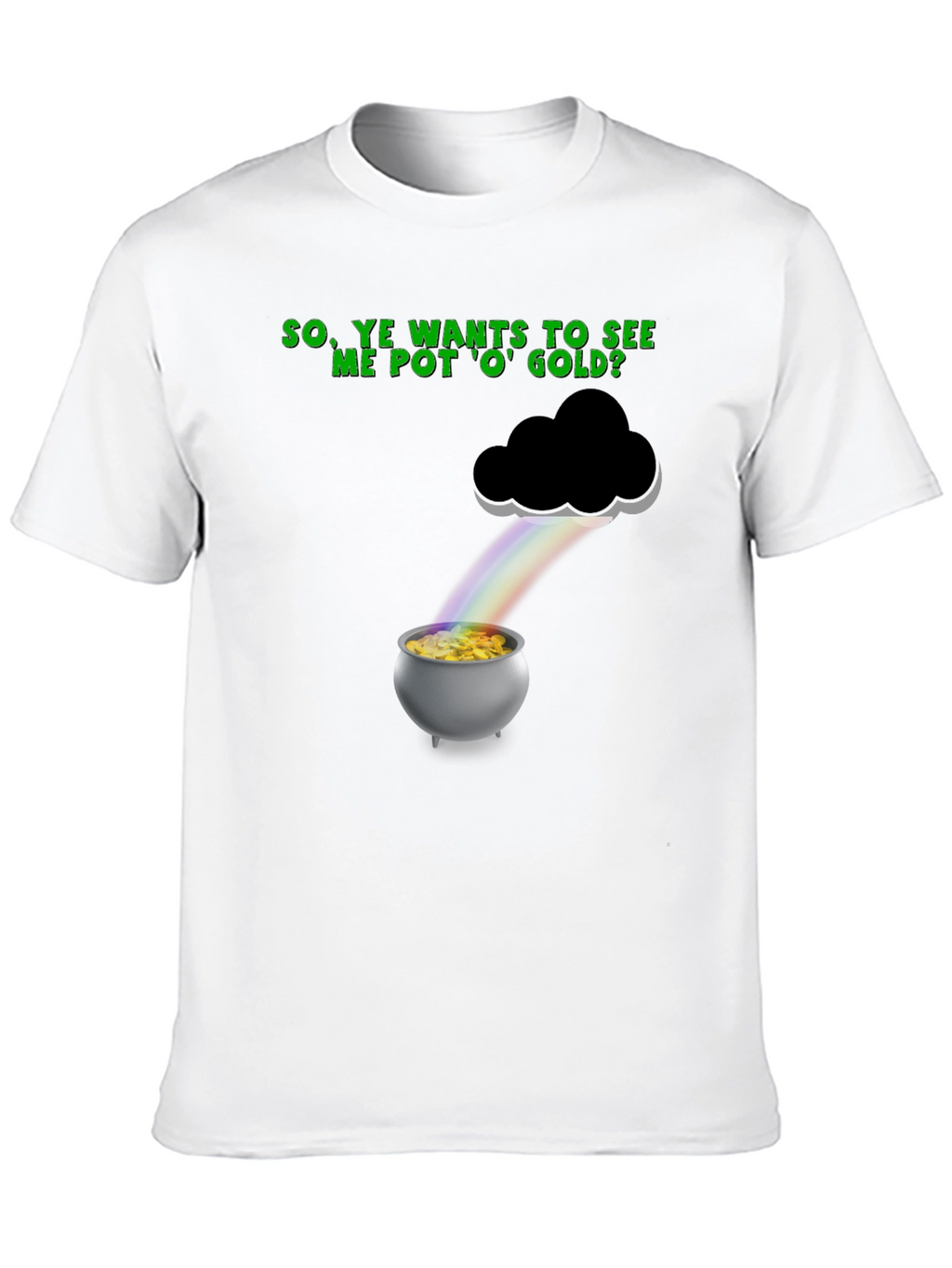 Lucky Leprechauns Gold Graphic Tee