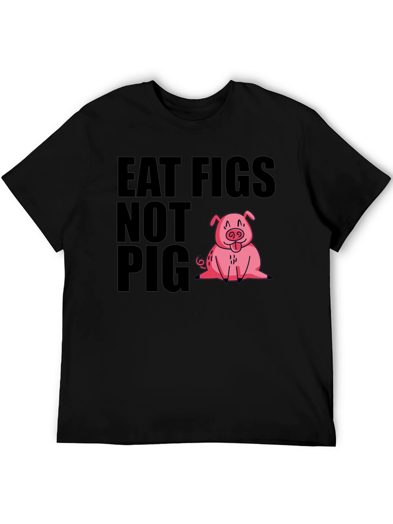 Eat Figs Not Pig Vegan Graphic Tee