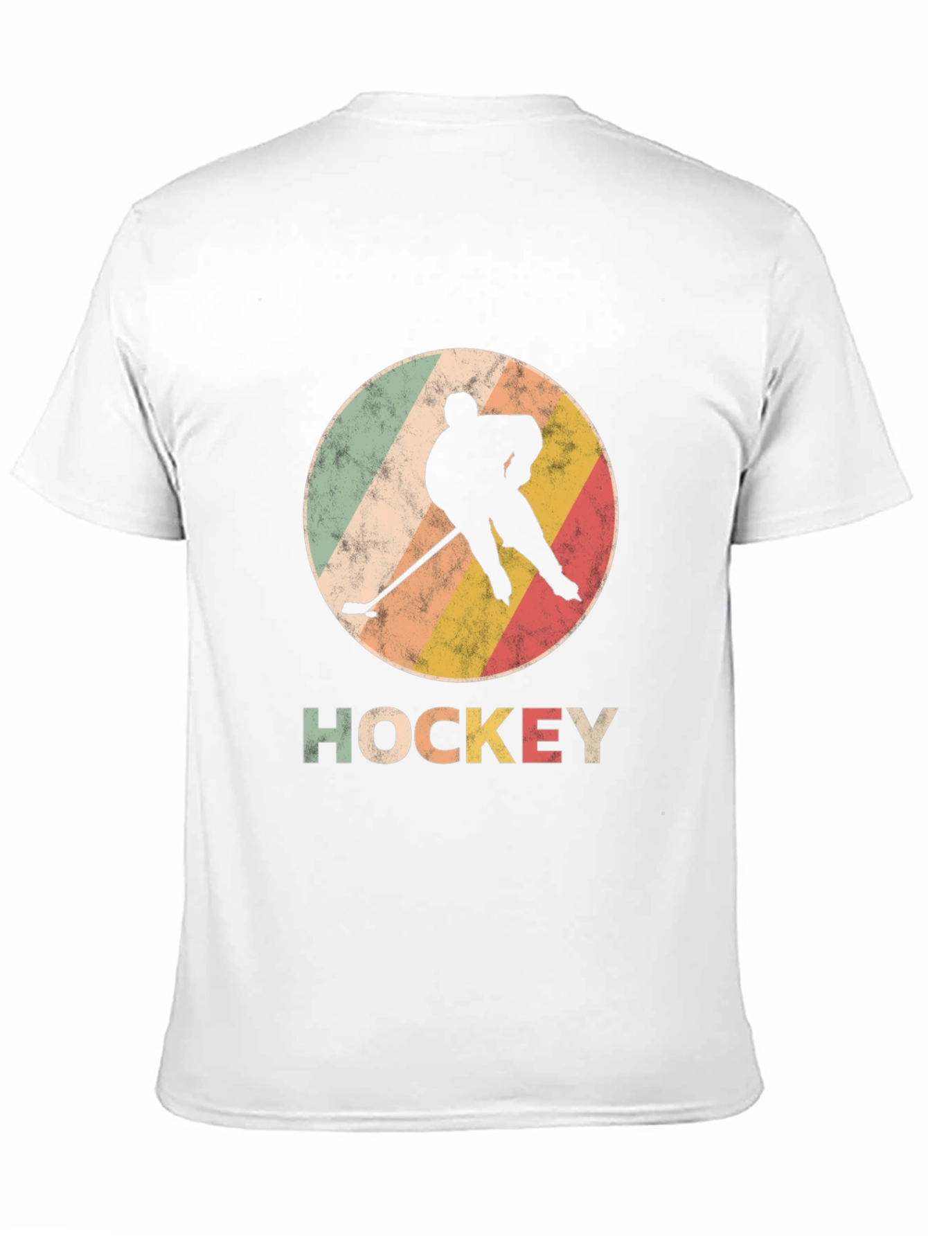 Vintage Hockey Player Graphic T-Shirt