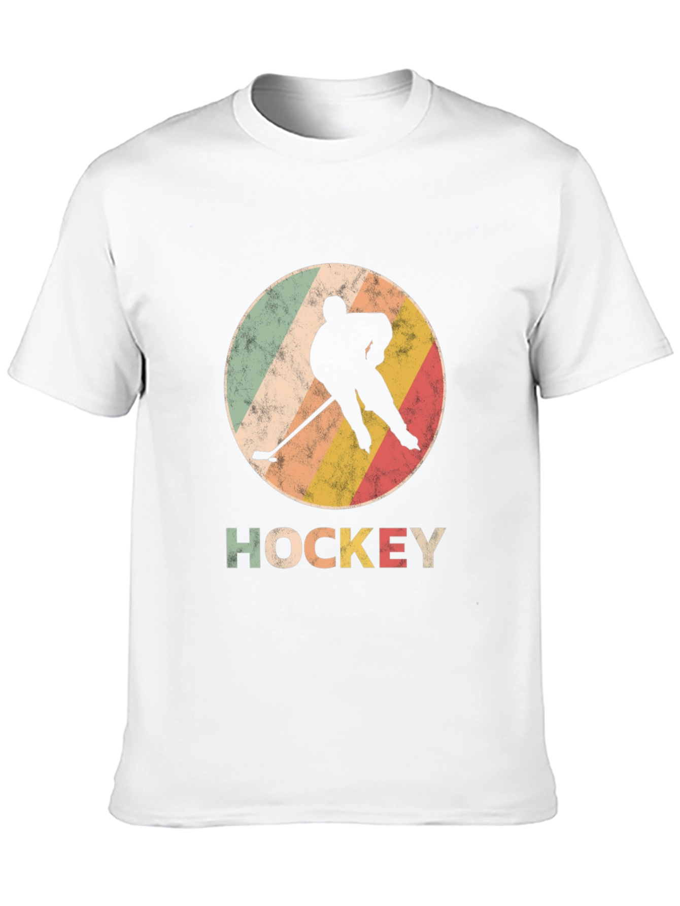 Vintage Hockey Player Graphic T-Shirt