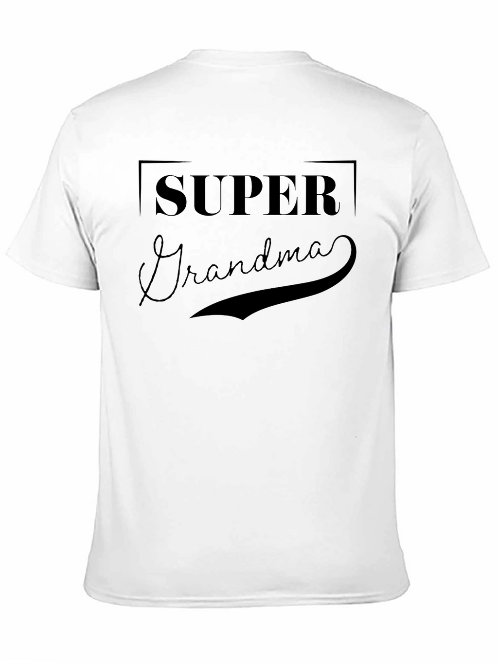 Super Grandma Black T-Shirt