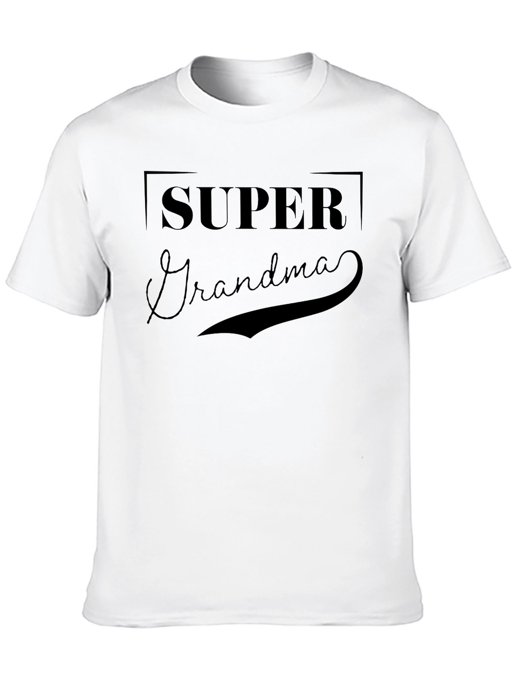 Super Grandma Black T-Shirt