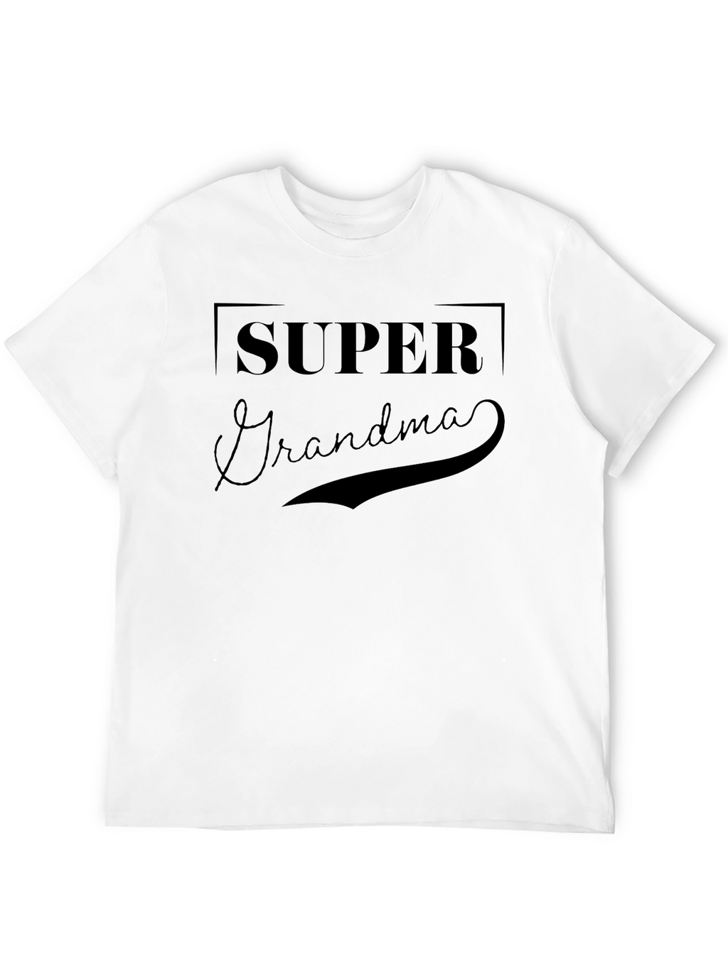 Super Grandma Black T-Shirt