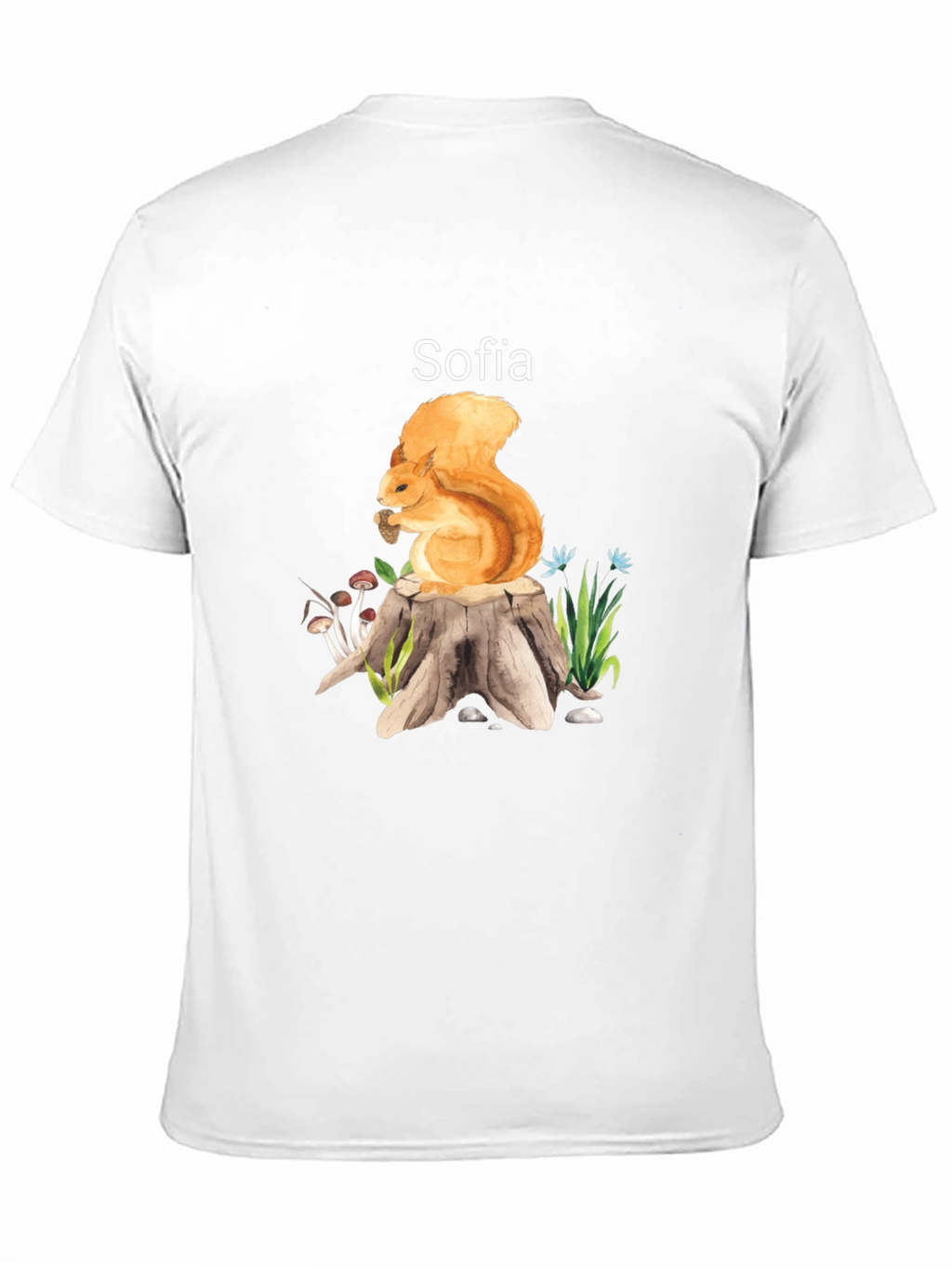 Squirrel & Sofia Black T-Shirt